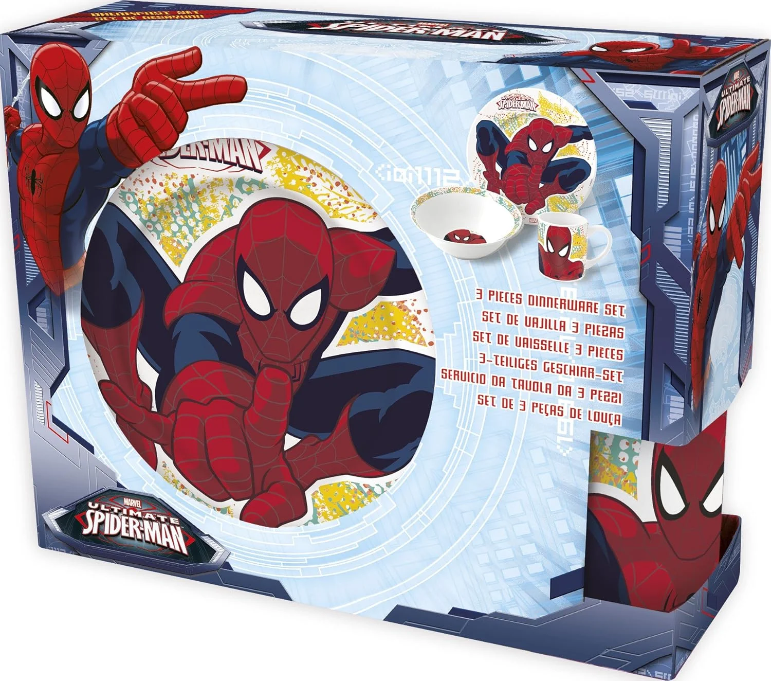 ست غذاخوری 3 تکه پسرانه دیزنی اسپایدرمن، چند رنگ ست غذاخوری 3 تکه پسرانه دیزنی اسپایدرمن، چند رنگ