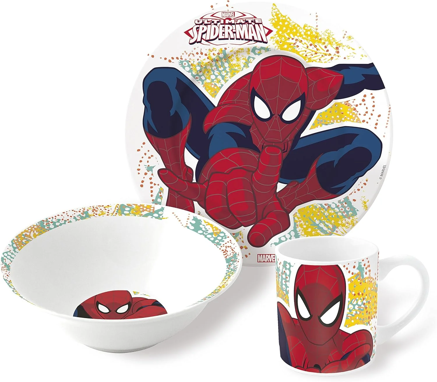 ست غذاخوری 3 تکه پسرانه دیزنی اسپایدرمن، چند رنگ ست غذاخوری 3 تکه پسرانه دیزنی اسپایدرمن، چند رنگ