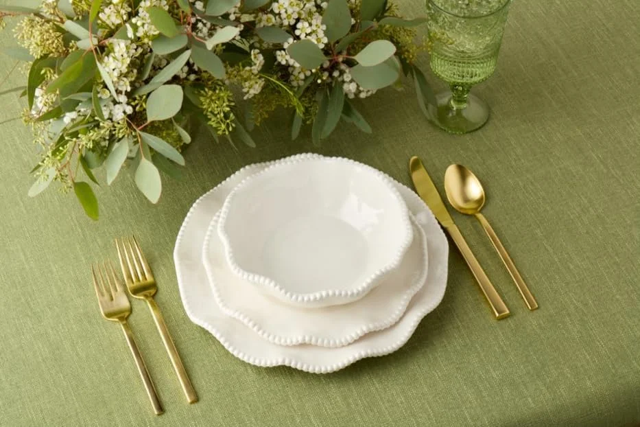 ظروف غذاخوری کرم پرلت بین المللی تایید شده، چند رنگ