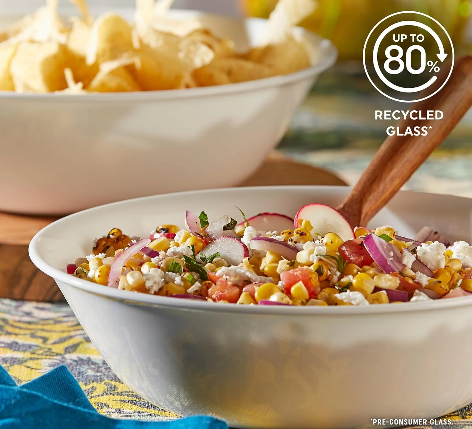 کاسه کورل مدل 1139145، جنس شیشه، سفید، 1360 میلی لیتر کاسه کورل مدل 1139145، جنس شیشه، سفید، 1360 میلی لیتر