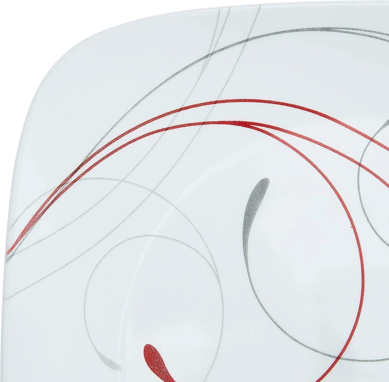 سرویس غذاخوری 18 پارچه کورل مدل Splendor، مقاوم در برابر لب پر شدن، مناسب برای 6 نفر، بشقاب غذاخوری 10-1/4 اینچی، سفید سرویس غذاخوری 18 پارچه کورل مدل Splendor، مقاوم در برابر لب پر شدن، مناسب برای 6 نفر، بشقاب غذاخوری 10-1/4 اینچی، سفید