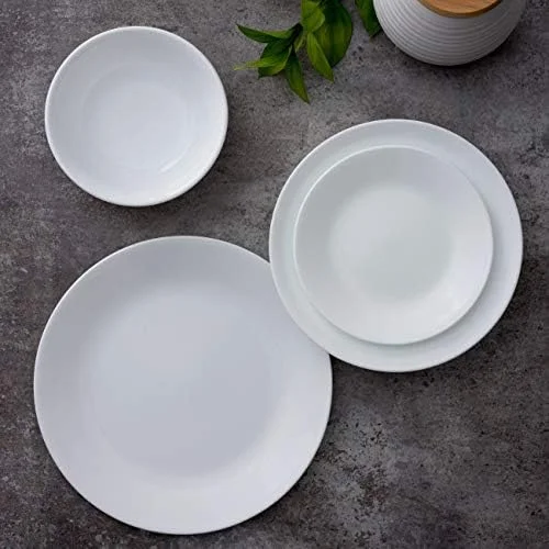 ست 8 تکه بشقاب غذاخوری، ناهارخوری و پیش دستی Corelle Classics، مدل 1135857 ست 8 تکه بشقاب غذاخوری، ناهارخوری و پیش دستی Corelle Classics، مدل 1135857