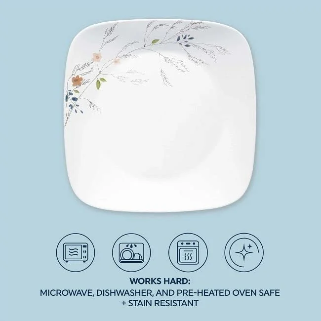 سرویس غذاخوری 16 پارچه Corelle Adlyn مقاوم در برابر لب پر شدن و شکستن سرویس غذاخوری 16 پارچه Corelle Adlyn مقاوم در برابر لب پر شدن و شکستن