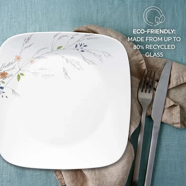 سرویس غذاخوری 16 پارچه Corelle Adlyn مقاوم در برابر لب پر شدن و شکستن سرویس غذاخوری 16 پارچه Corelle Adlyn مقاوم در برابر لب پر شدن و شکستن