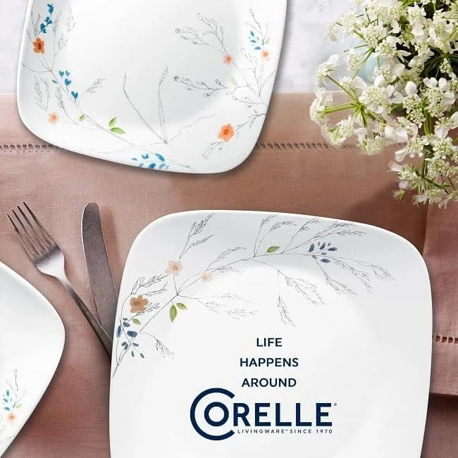 سرویس غذاخوری 16 پارچه Corelle Adlyn مقاوم در برابر لب پر شدن و شکستن سرویس غذاخوری 16 پارچه Corelle Adlyn مقاوم در برابر لب پر شدن و شکستن