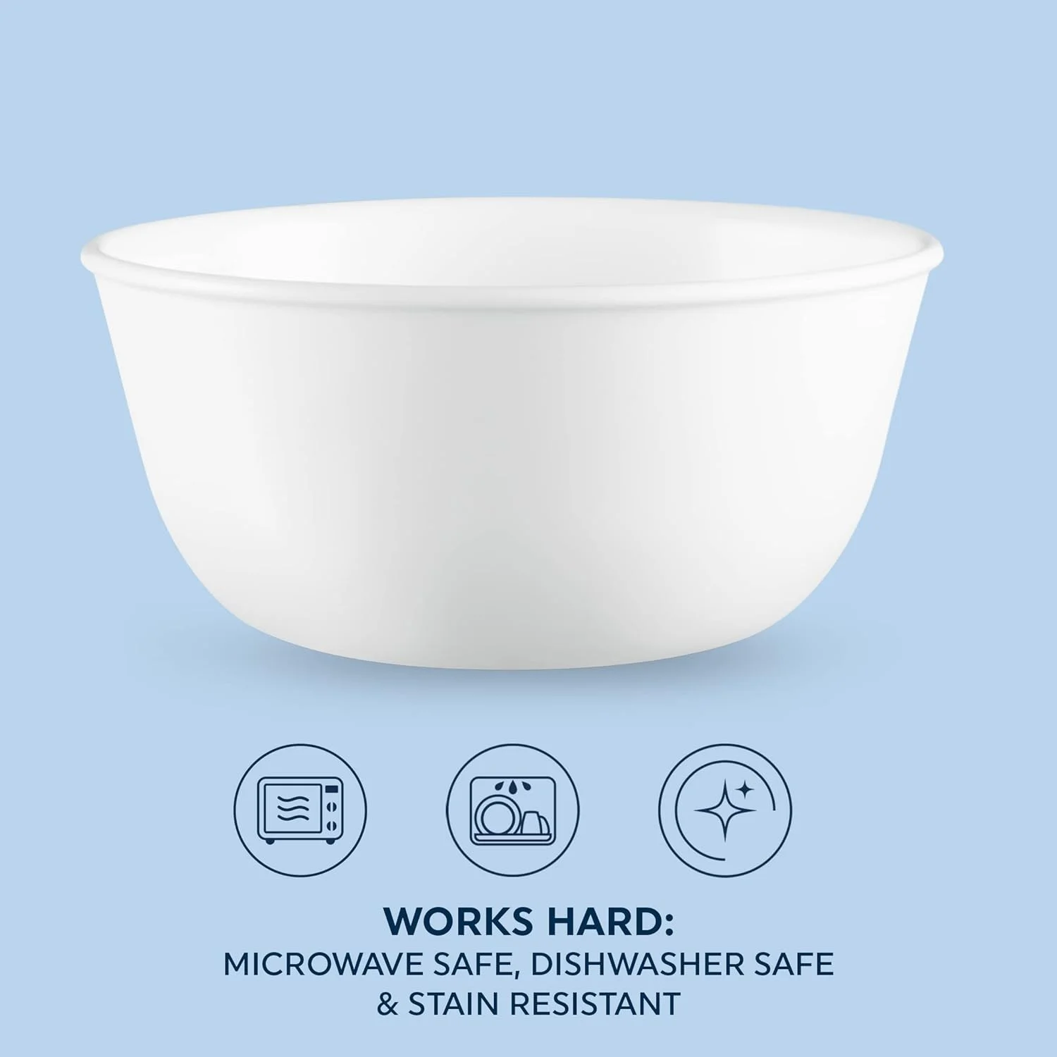 کاسه سوپ/غلات 828 میلی لیتری Corelle Vitrelle، مجموعه 6 عددی، کاسه های مقاوم در برابر لب پریدگی و ترک خوردگی برای سوپ، رامن، غلات و موارد دیگر، شیشه سه لایه، سفید یخی زمستانی کاسه سوپ/غلات 828 میلی لیتری Corelle Vitrelle، مجموعه 6 عددی، کاسه های مقاوم در برابر لب پریدگی و ترک خوردگی برای سوپ، رامن، غلات و موارد دیگر، شیشه سه لایه، سفید یخی زمستانی