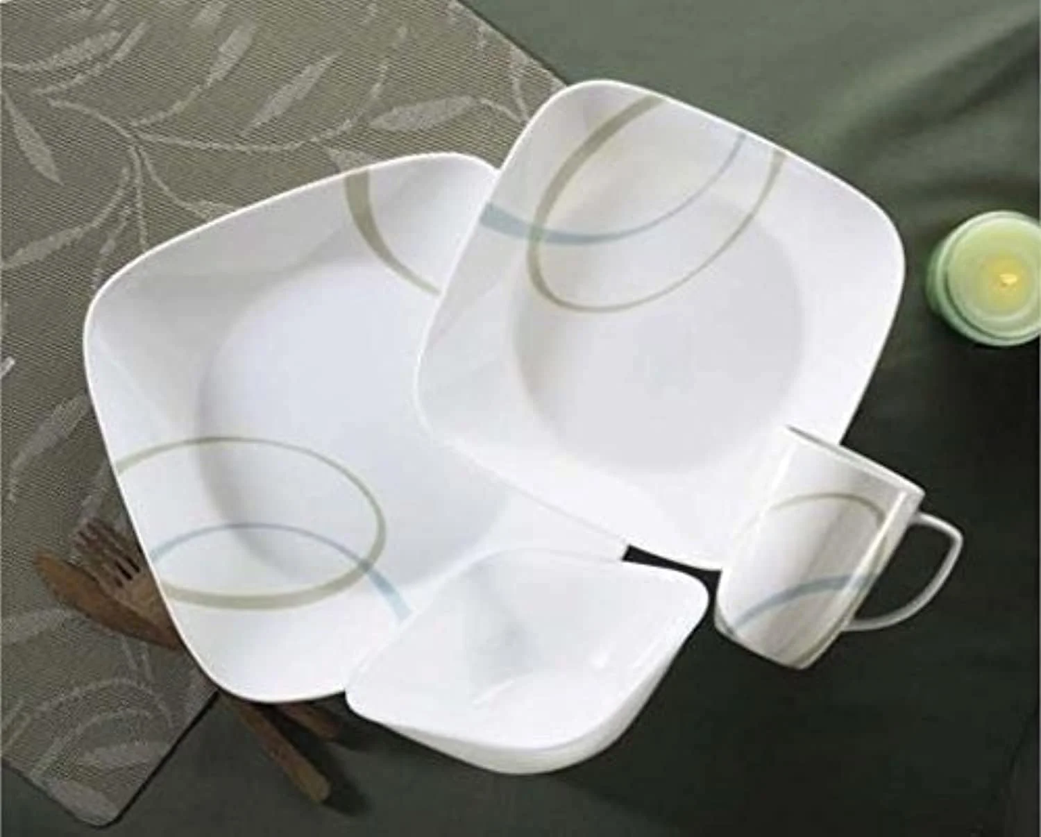 سرویس غذاخوری 16 پارچه کورل Vitrelle Glass طرح شن و آسمان سرویس غذاخوری 16 پارچه کورل Vitrelle Glass طرح شن و آسمان