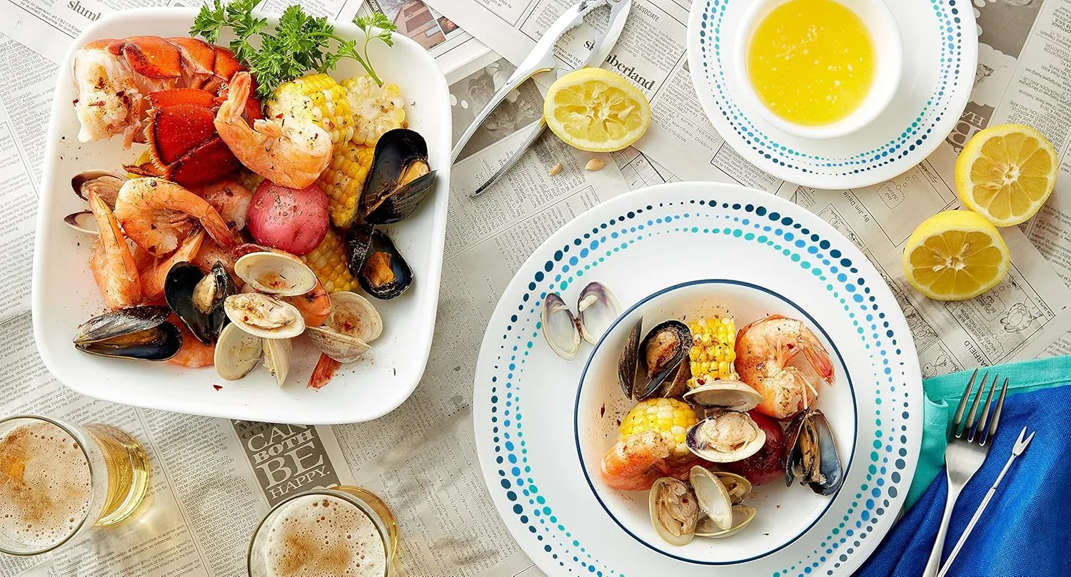 ظروف غذاخوری شیشه ای کورل ویترله، ست 12 پارچه، سفید کورنینگ ظروف غذاخوری شیشه ای کورل ویترله، ست 12 پارچه، سفید کورنینگ