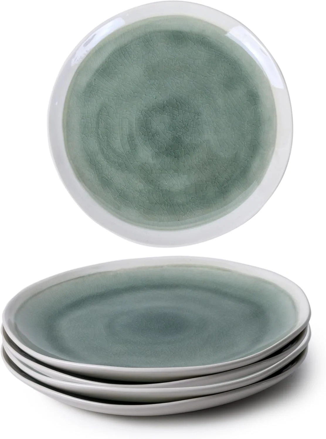 بشقاب شام خوری سبز عنبیه Cuisine Art - ست 4 عددی | بشقاب های سرامیکی 27 سانتی متری | ظروف سنگی بادوام و شیک | قابل استفاده در مایکروویو و ماشین ظرفشویی | بشقاب های زیبا برای صرف غذا به صورت روزمره و مناسبت های خاص بشقاب شام خوری سبز عنبیه Cuisine Art - ست 4 عددی | بشقاب های سرامیکی 27 سانتی متری | ظروف سنگی بادوام و شیک | قابل استفاده در مایکروویو و ماشین ظرفشویی | بشقاب های زیبا برای صرف غذا به صورت روزمره و مناسبت های خاص