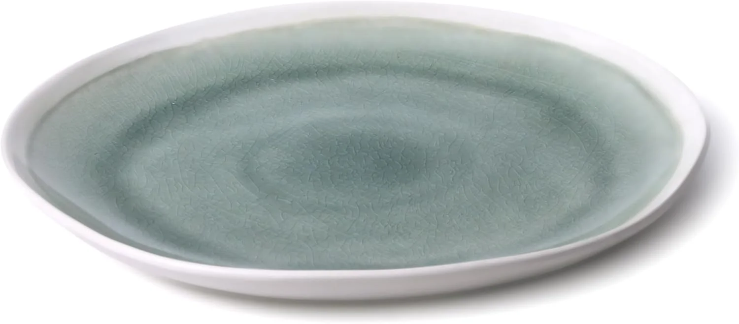 بشقاب شام خوری سبز عنبیه Cuisine Art - ست 6 عددی | بشقاب های سرامیکی 27 سانتی متری | ظروف سنگی بادوام | قابل استفاده در مایکروویو و ماشین ظرفشویی | بشقاب های شیک برای وعده های غذایی روزانه و مناسبت های خاص بشقاب شام خوری سبز عنبیه Cuisine Art - ست 6 عددی | بشقاب های سرامیکی 27 سانتی متری | ظروف سنگی بادوام | قابل استفاده در مایکروویو و ماشین ظرفشویی | بشقاب های شیک برای وعده های غذایی روزانه و مناسبت های خاص