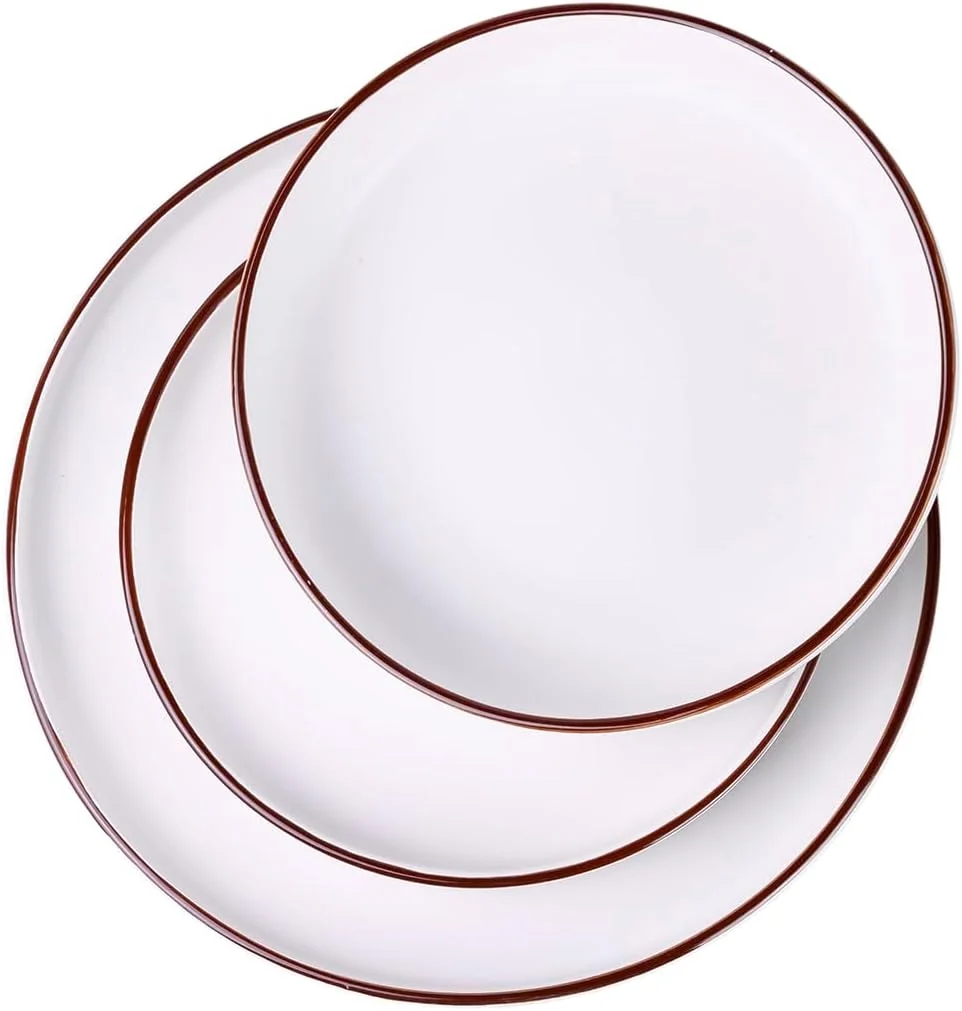 سرویس غذاخوری 12 پارچه سرامیکی Cuisine Art IRA - کرم و آبی، شامل 4 بشقاب غذاخوری (26.7 سانتی متر)، 4 بشقاب پیش دستی (20.3 سانتی متر)، 4 کاسه (20.3 سانتی متر)، ظروف غذاخوری شیک و بادوام سرویس غذاخوری 12 پارچه سرامیکی Cuisine Art IRA - کرم و آبی، شامل 4 بشقاب غذاخوری (26.7 سانتی متر)، 4 بشقاب پیش دستی (20.3 سانتی متر)، 4 کاسه (20.3 سانتی متر)، ظروف غذاخوری شیک و بادوام