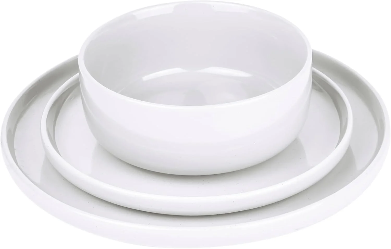 سرویس غذاخوری 12 پارچه Cuisine Art LOFT - سرویس ظروف سنگی سفید و زیبا برای 4 نفر - شامل 4 بشقاب بزرگ (قطر 26 سانتی متر)، 4 بشقاب کوچک (قطر 20 سانتی متر) و 4 کاسه (قطر 14.5 سانتی متر x ارتفاع 6 سانتی متر) سرویس غذاخوری 12 پارچه Cuisine Art LOFT - سرویس ظروف سنگی سفید و زیبا برای 4 نفر - شامل 4 بشقاب بزرگ (قطر 26 سانتی متر)، 4 بشقاب کوچک (قطر 20 سانتی متر) و 4 کاسه (قطر 14.5 سانتی متر x ارتفاع 6 سانتی متر)