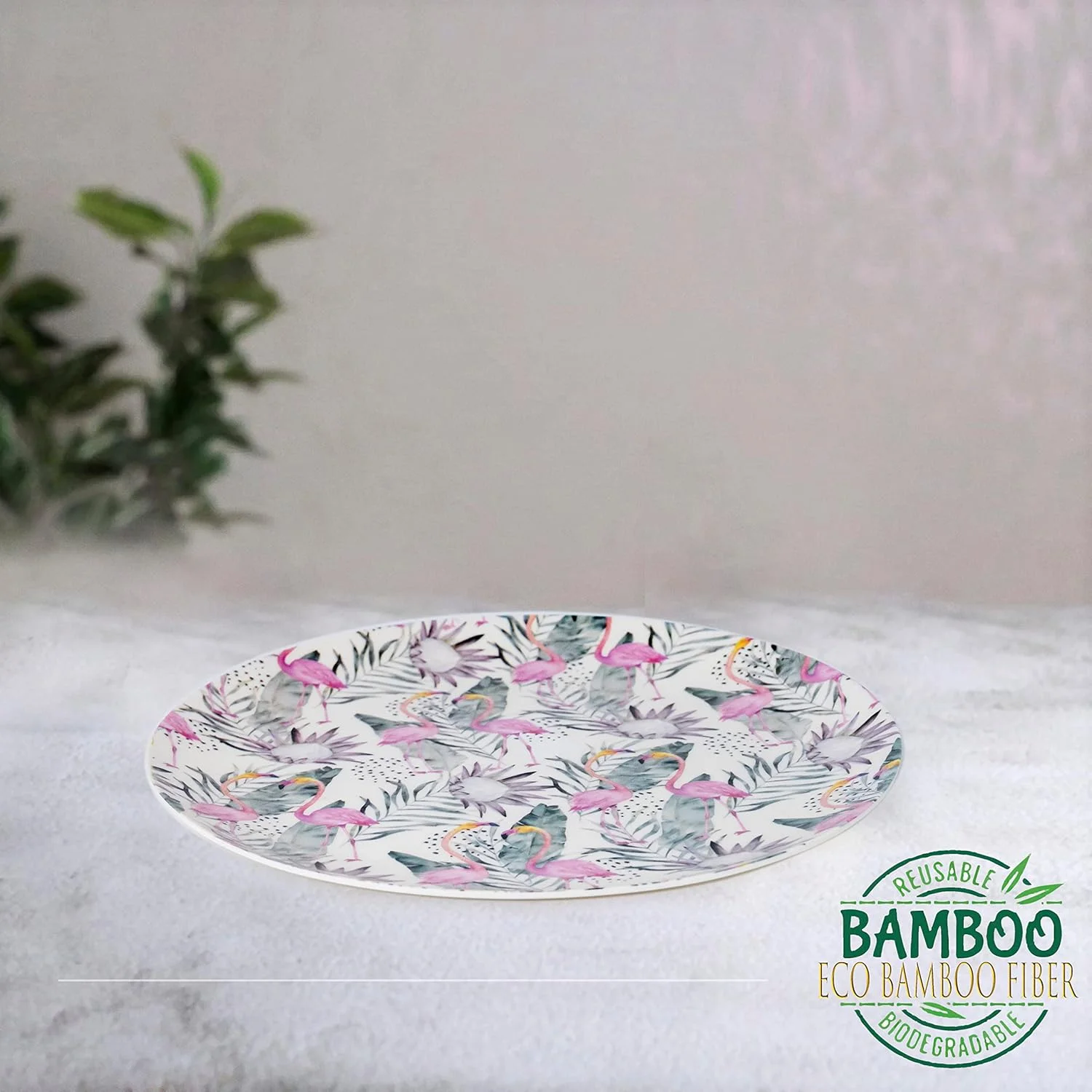 ظروف غذاخوری Cuisine Art - FLORENCE - بشقاب بامبو سازگار با محیط زیست - 25 سانتی متر ظروف غذاخوری Cuisine Art - FLORENCE - بشقاب بامبو سازگار با محیط زیست - 25 سانتی متر