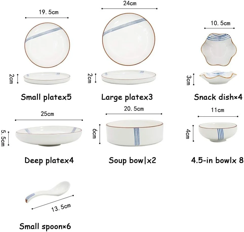سرویس غذاخوری، سرویس غذاخوری سرامیکی، ست ترکیبی 34 تکه ظروف چینی به سبک نوردیک شامل بشقاب/کاسه/قاشق - ست ظروف غذاخوری برای هدیه خانه نویی رستوران سرویس غذاخوری، سرویس غذاخوری سرامیکی، ست ترکیبی 34 تکه ظروف چینی به سبک نوردیک شامل بشقاب/کاسه/قاشق - ست ظروف غذاخوری برای هدیه خانه نویی رستوران