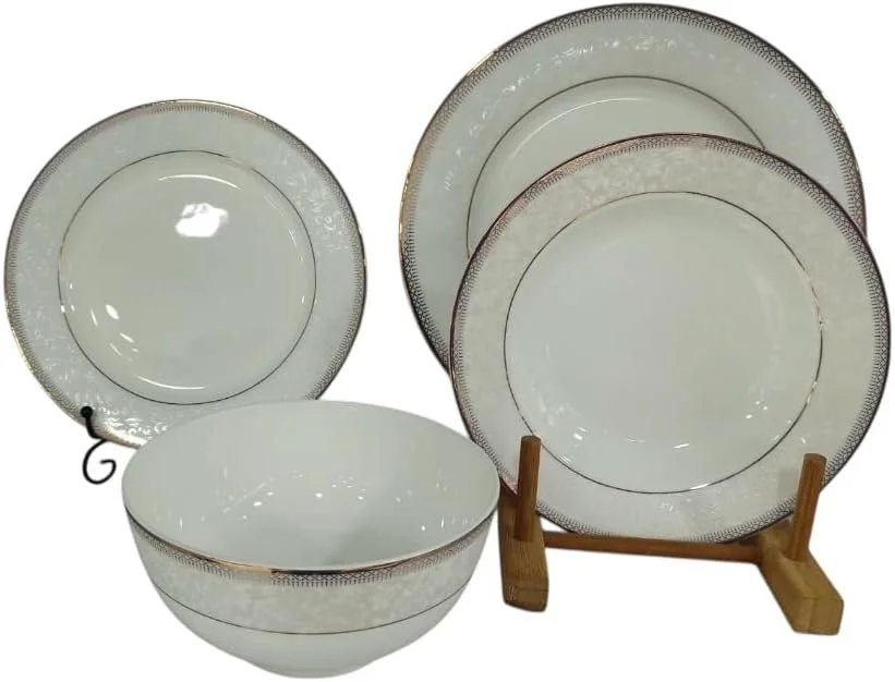 سرویس غذاخوری 29 پارچه برای 6 نفر، ظروف سفید با طراحی زیبا، سرویس ظروف چینی - ست فامی ور ممتاز سرویس غذاخوری 29 پارچه برای 6 نفر، ظروف سفید با طراحی زیبا، سرویس ظروف چینی - ست فامی ور ممتاز