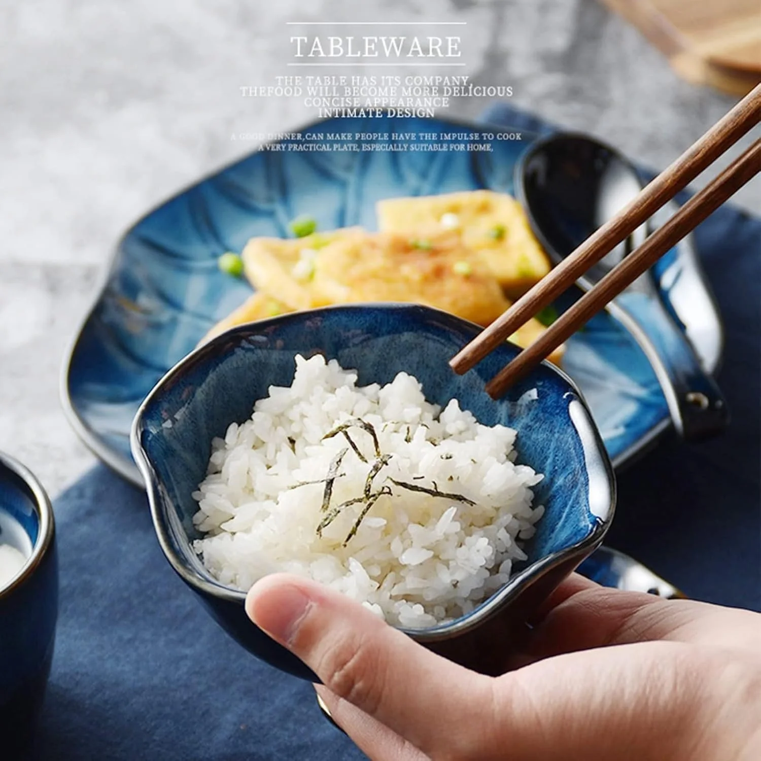 سرویس ظروف غذاخوری 20 پارچه برای 4 نفر، ظروف غذاخوری چینی، ست ظروف آشپزخانه - ست بشقاب و کاسه برای 4 نفر، لعاب واکنش گرا سرویس ظروف غذاخوری 20 پارچه برای 4 نفر، ظروف غذاخوری چینی، ست ظروف آشپزخانه - ست بشقاب و کاسه برای 4 نفر، لعاب واکنش گرا