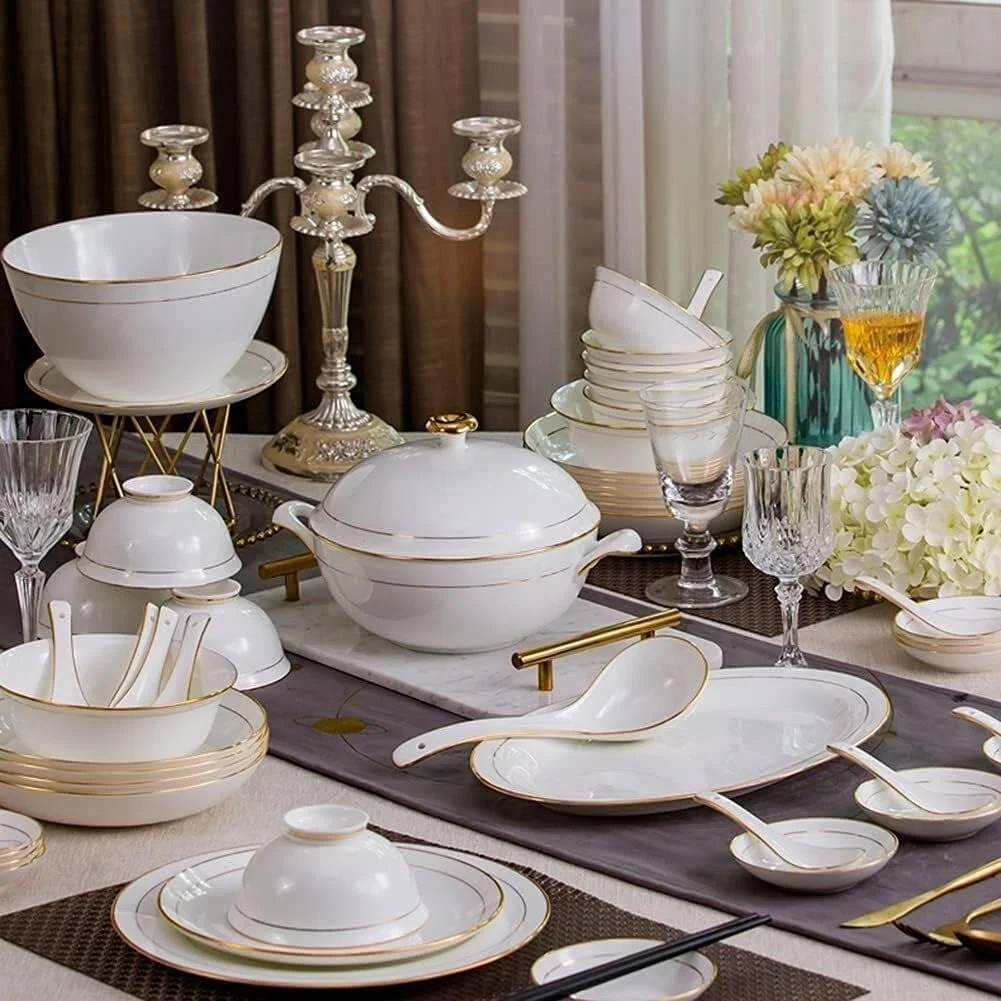 سرویس ظروف غذاخوری لوکس خانوادگی، سرویس غذاخوری سرامیکی 32/58 تکه، ظروف غذاخوری، بشقاب، سرویس ترکیبی سرامیکی سرویس ظروف غذاخوری لوکس خانوادگی، سرویس غذاخوری سرامیکی 32/58 تکه، ظروف غذاخوری، بشقاب، سرویس ترکیبی سرامیکی