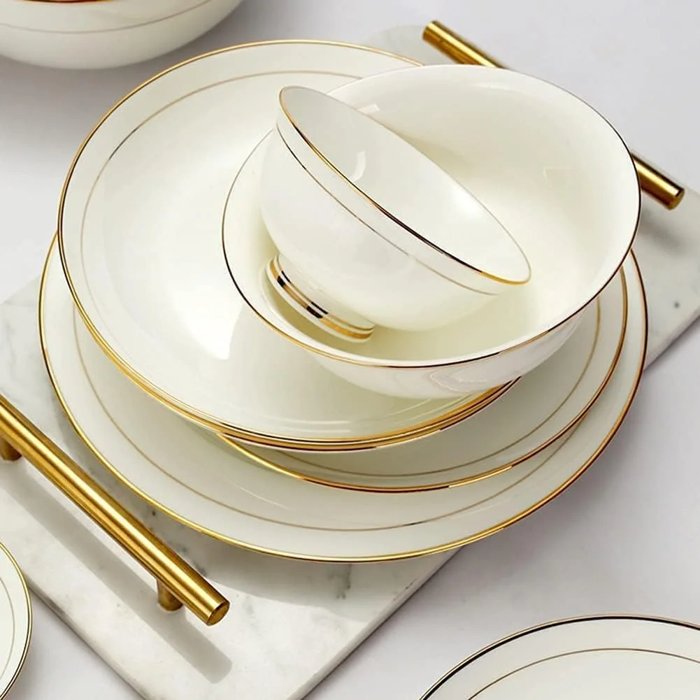 سرویس ظروف غذاخوری لوکس خانوادگی، سرویس غذاخوری سرامیکی 32/58 تکه، ظروف غذاخوری، بشقاب، سرویس ترکیبی سرامیکی سرویس ظروف غذاخوری لوکس خانوادگی، سرویس غذاخوری سرامیکی 32/58 تکه، ظروف غذاخوری، بشقاب، سرویس ترکیبی سرامیکی