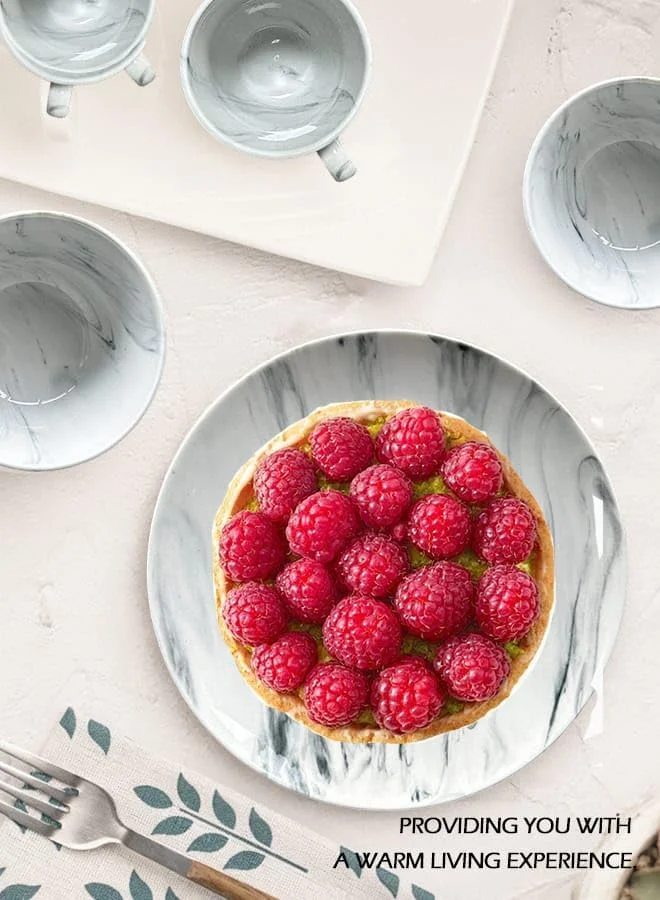 سرویس غذاخوری با طرح مرمر مدرن، بشقاب و فنجان سنگی، مجموعه ظروف چینی سرویس غذاخوری با طرح مرمر مدرن، بشقاب و فنجان سنگی، مجموعه ظروف چینی