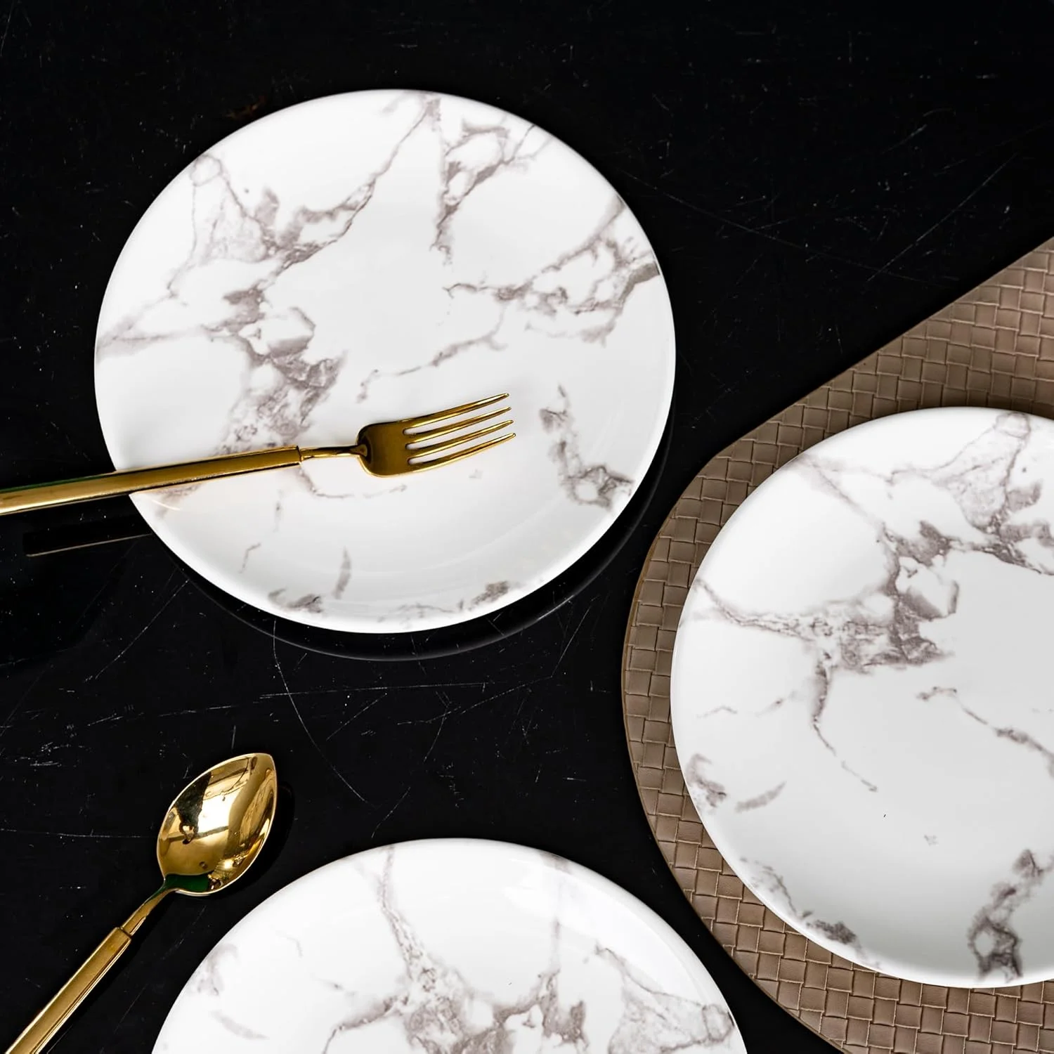 سرویس ظروف غذاخوری سرامیکی با طرح مرمر زیبا - شامل 4 عدد بشقاب 10.2 اینچی، 4 عدد بشقاب 9 اینچی، 4 عدد کاسه 5.5 اینچی | قابل استفاده در مایکروویو و ماشین ظرفشویی | سرویس ظروف بادوام و شیک برای خانه و آشپزخانه سرویس ظروف غذاخوری سرامیکی با طرح مرمر زیبا - شامل 4 عدد بشقاب 10.2 اینچی، 4 عدد بشقاب 9 اینچی، 4 عدد کاسه 5.5 اینچی | قابل استفاده در مایکروویو و ماشین ظرفشویی | سرویس ظروف بادوام و شیک برای خانه و آشپزخانه