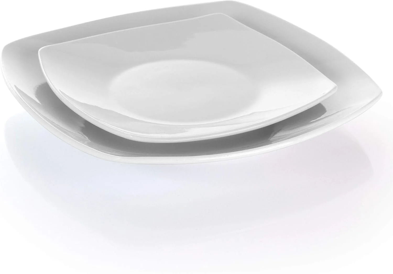 سرویس ظروف غذاخوری 16 پارچه الیما مدل فاین دیش براق، مناسب برای چهار نفر، چینی، سفید-مربع 1 سرویس ظروف غذاخوری 16 پارچه الیما مدل فاین دیش براق، مناسب برای چهار نفر، چینی، سفید-مربع 1