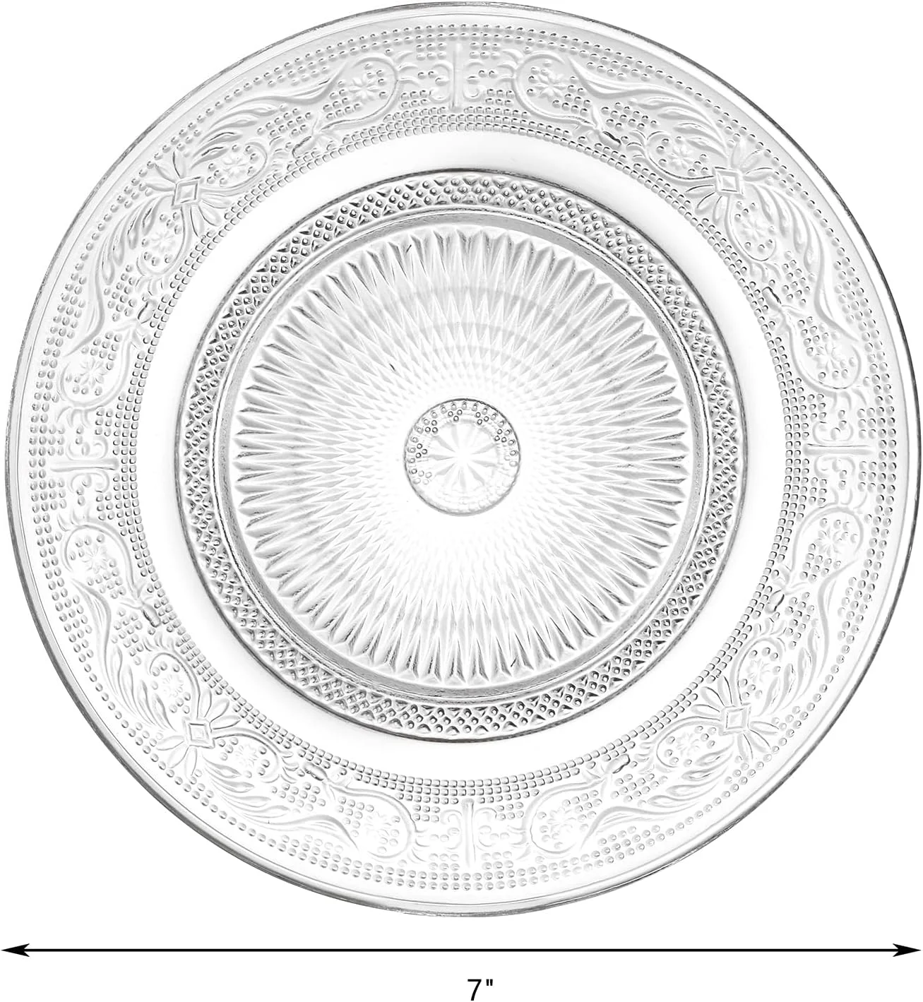 مجموعه 12 تایی بشقاب سالاد شیشه ای Frcctre، بشقاب های دسر شیشه ای کوچک 7 اینچی، بشقاب میوه، بشقاب پیش غذا، ست ظروف شیشه ای با طرح حکاکی زیبا مجموعه 12 تایی بشقاب سالاد شیشه ای Frcctre، بشقاب های دسر شیشه ای کوچک 7 اینچی، بشقاب میوه، بشقاب پیش غذا، ست ظروف شیشه ای با طرح حکاکی زیبا