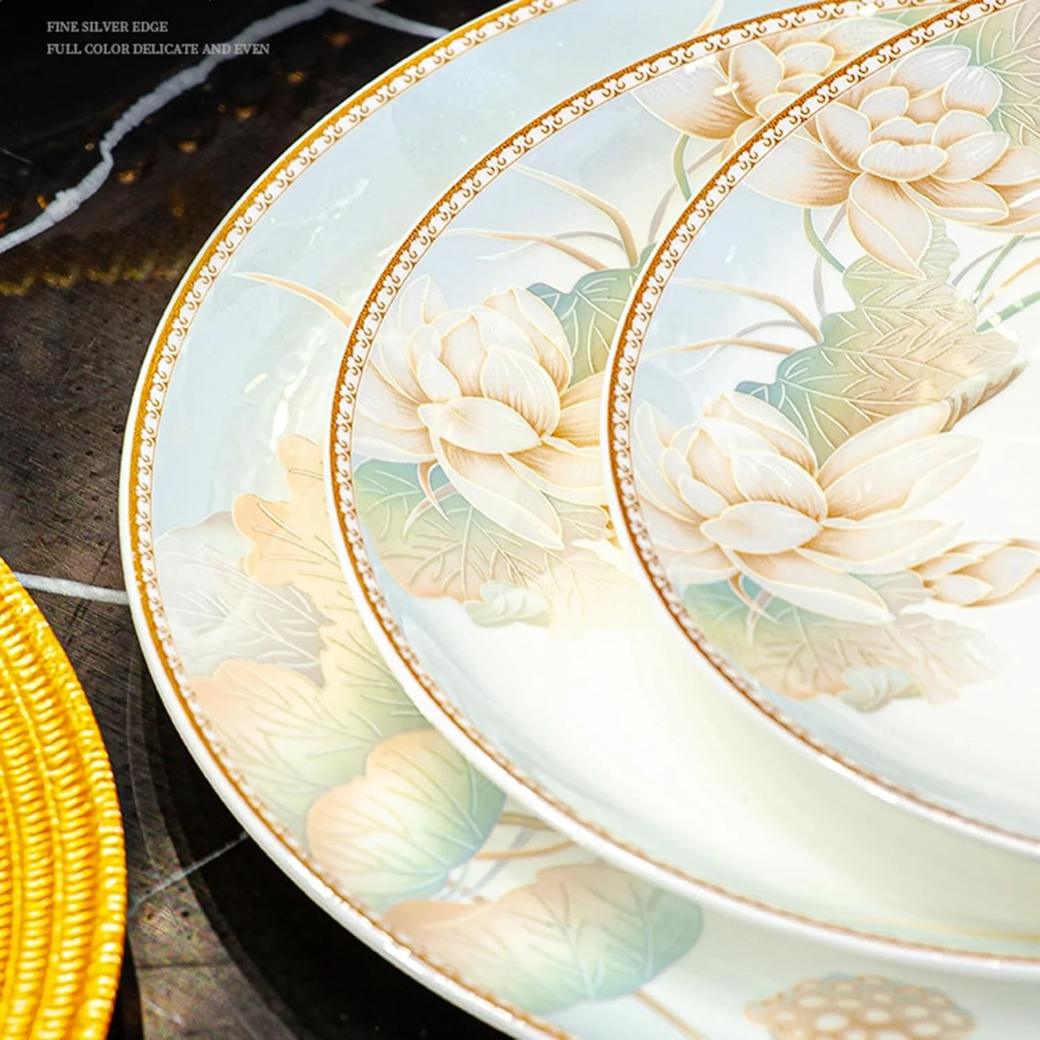 سرویس غذاخوری 56 پارچه FOTN، ظروف آشپزخانه چینی مدرن لوکس، شامل بشقاب، کاسه برنج، قاشق، چاپستیک، دیس ماهی و قابلمه سوپ برای 10 نفر، مناسب مهمانی خانوادگی و دوستانه سرویس غذاخوری 56 پارچه FOTN، ظروف آشپزخانه چینی مدرن لوکس، شامل بشقاب، کاسه برنج، قاشق، چاپستیک، دیس ماهی و قابلمه سوپ برای 10 نفر، مناسب مهمانی خانوادگی و دوستانه