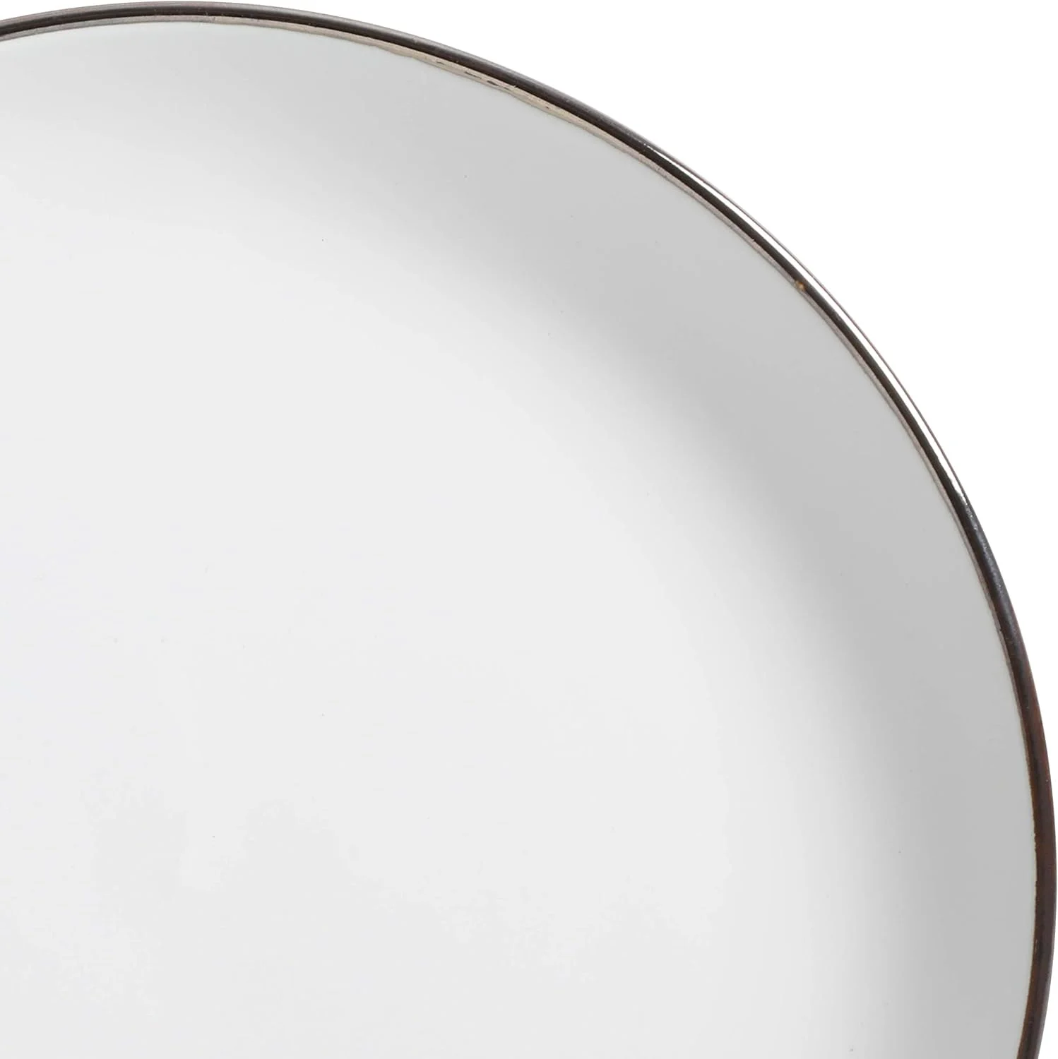 سرویس غذاخوری 16 پارچه گرد سنگی گیبسون هوم راکاوی، مناسب برای 4 نفر، سفید مات/حاشیه متالیک سرویس غذاخوری 16 پارچه گرد سنگی گیبسون هوم راکاوی، مناسب برای 4 نفر، سفید مات/حاشیه متالیک