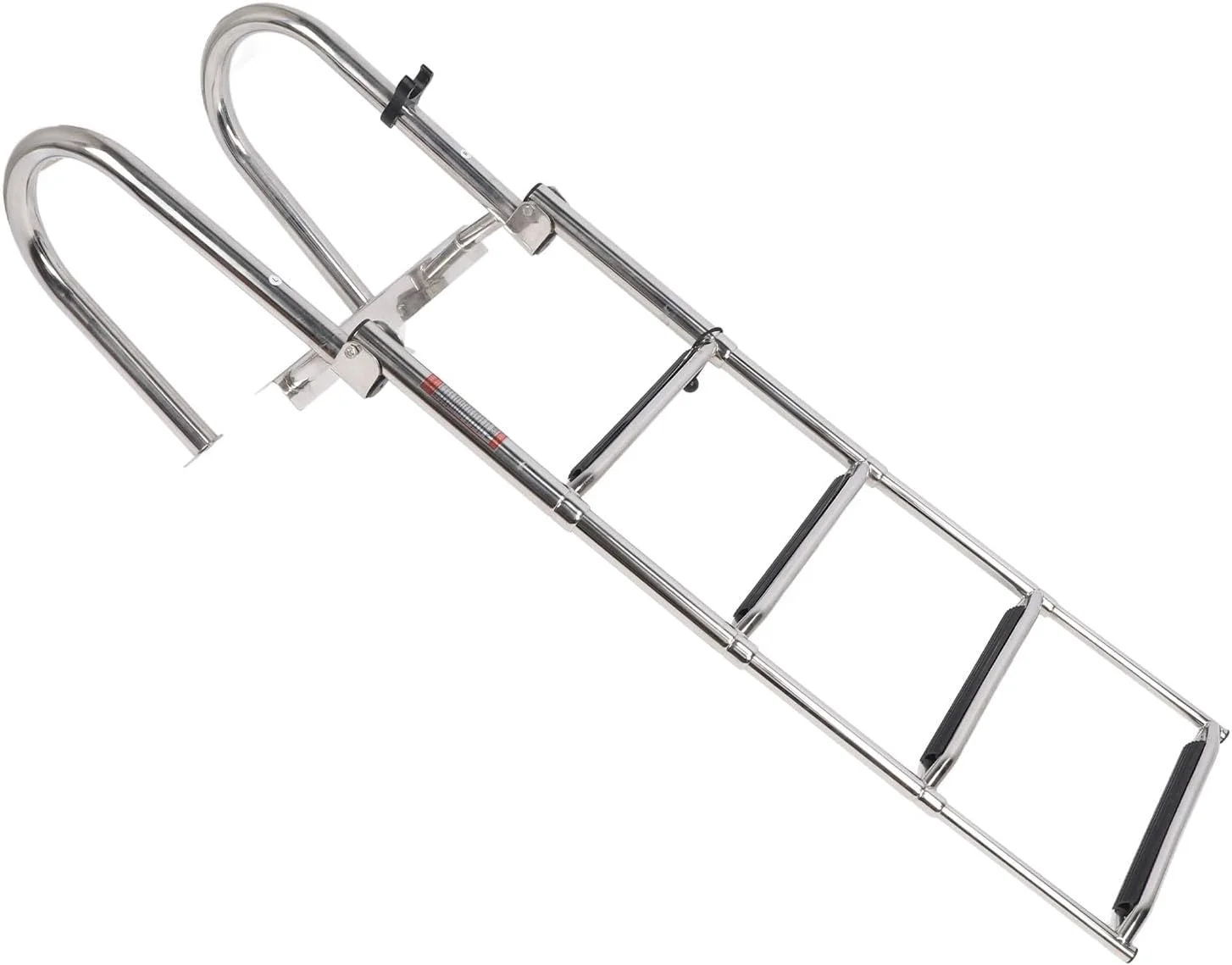 نردبان ۴ پله استیل ضد زنگ ۳۱۶ تلسکوپی قایق، اسکله و پانتون مناسب برای قایق های دریایی