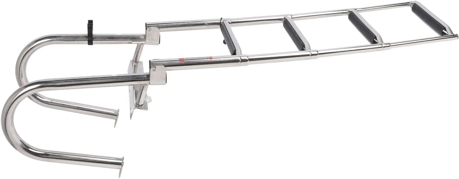 نردبان ۴ پله استیل ضد زنگ ۳۱۶ تلسکوپی قایق، اسکله و پانتون مناسب برای قایق های دریایی نردبان ۴ پله استیل ضد زنگ ۳۱۶ تلسکوپی قایق، اسکله و پانتون مناسب برای قایق های دریایی