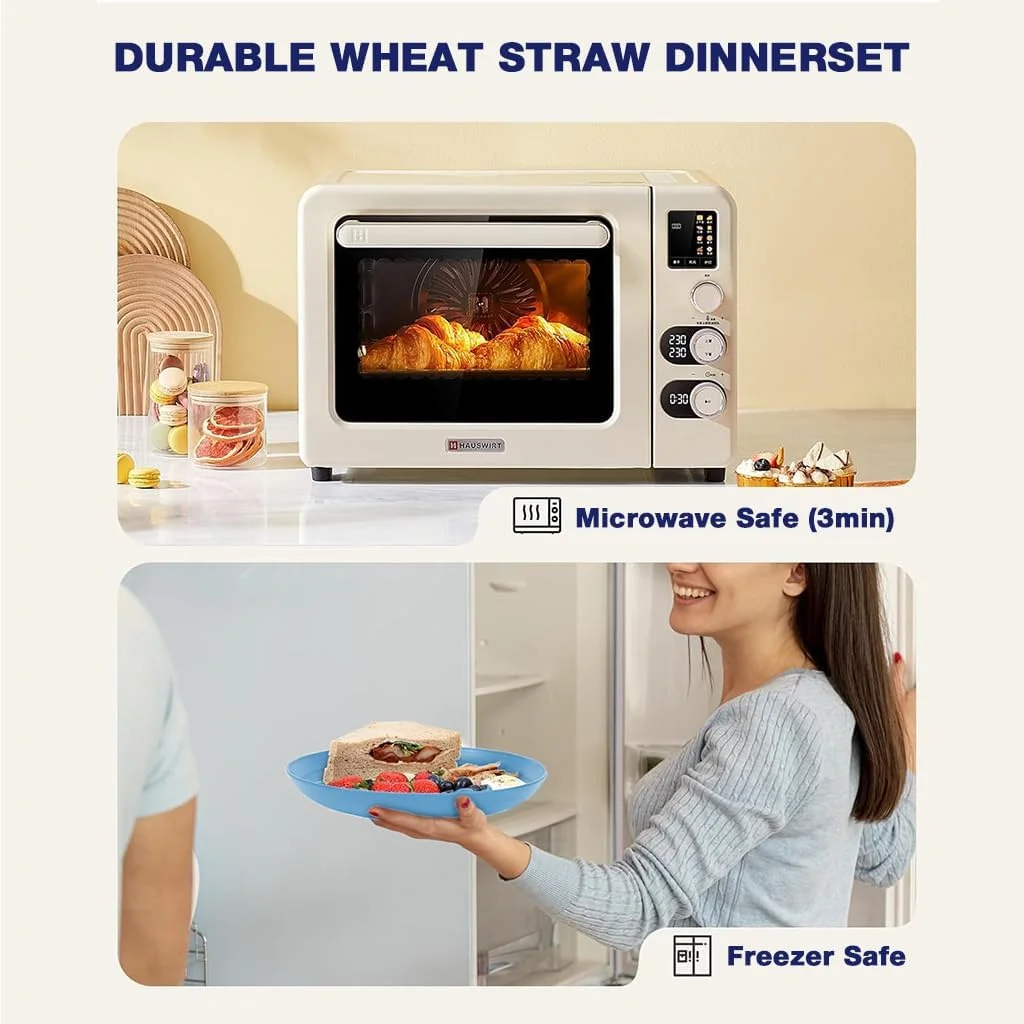 ست ظروف غذاخوری 16 تکه HASTHIP®، ست بشقاب نی گندم، بشقاب، کاسه و فنجان 4 رنگ قابل استفاده مجدد، بشقاب غذا با 2 اندازه، ست ظروف غذاخوری کودک، قابل استفاده در مایکروویو و ماشین ظرفشویی ست ظروف غذاخوری 16 تکه HASTHIP®، ست بشقاب نی گندم، بشقاب، کاسه و فنجان 4 رنگ قابل استفاده مجدد، بشقاب غذا با 2 اندازه، ست ظروف غذاخوری کودک، قابل استفاده در مایکروویو و ماشین ظرفشویی