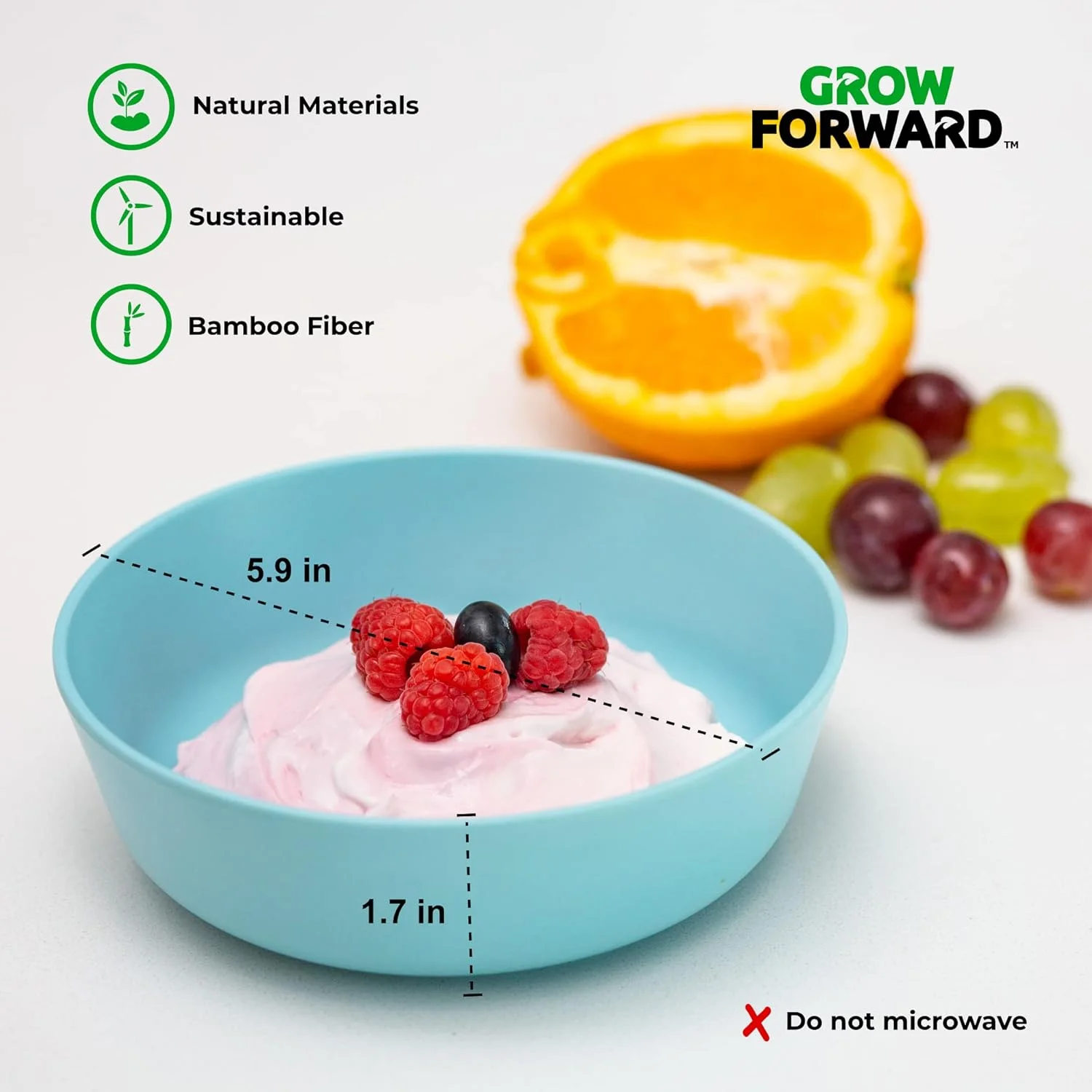 ست بشقاب و کاسه بامبو کودک گرو فوروارد - 4 بشقاب و 4 کاسه - بدون BPA و قابل شستشو در ماشین ظرفشویی - سازگار با محیط زیست و ظروف کودکان قابل استفاده مجدد - جنگل بارانی ست بشقاب و کاسه بامبو کودک گرو فوروارد - 4 بشقاب و 4 کاسه - بدون BPA و قابل شستشو در ماشین ظرفشویی - سازگار با محیط زیست و ظروف کودکان قابل استفاده مجدد - جنگل بارانی