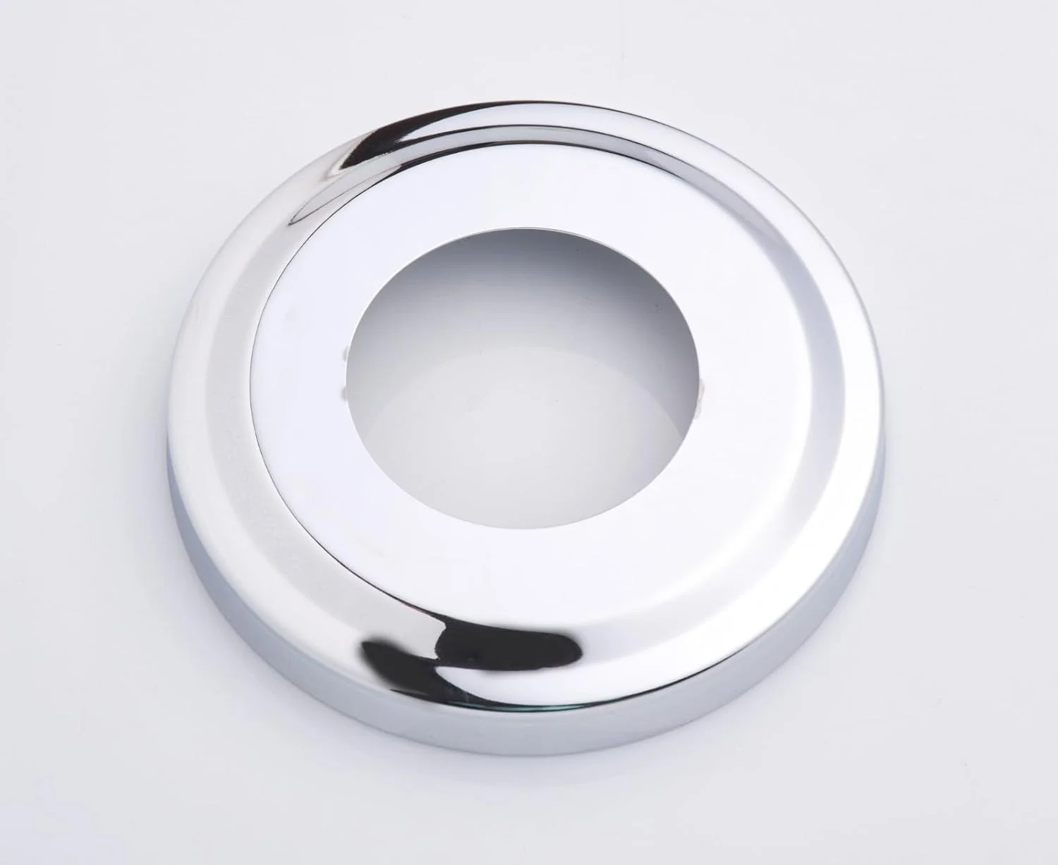 صفحه پوشاننده نردبان استخر Swimcare | صفحات کرومی گرد استیل ضد زنگ مناسب برای نردبان های استخر توکار با قطر داخلی 1.9 اینچ و پوشش نرده استخر | لوازم جانبی حلقه ای استخرهای توکار (بسته 2 عددی)