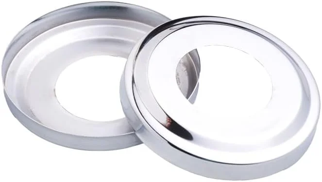 صفحه پوشاننده نردبان استخر Swimcare | صفحات کرومی گرد استیل ضد زنگ مناسب برای نردبان های استخر توکار با قطر داخلی 1.9 اینچ و پوشش نرده استخر | لوازم جانبی حلقه ای استخرهای توکار (بسته 2 عددی) صفحه پوشاننده نردبان استخر Swimcare | صفحات کرومی گرد استیل ضد زنگ مناسب برای نردبان های استخر توکار با قطر داخلی 1.9 اینچ و پوشش نرده استخر | لوازم جانبی حلقه ای استخرهای توکار (بسته 2 عددی)