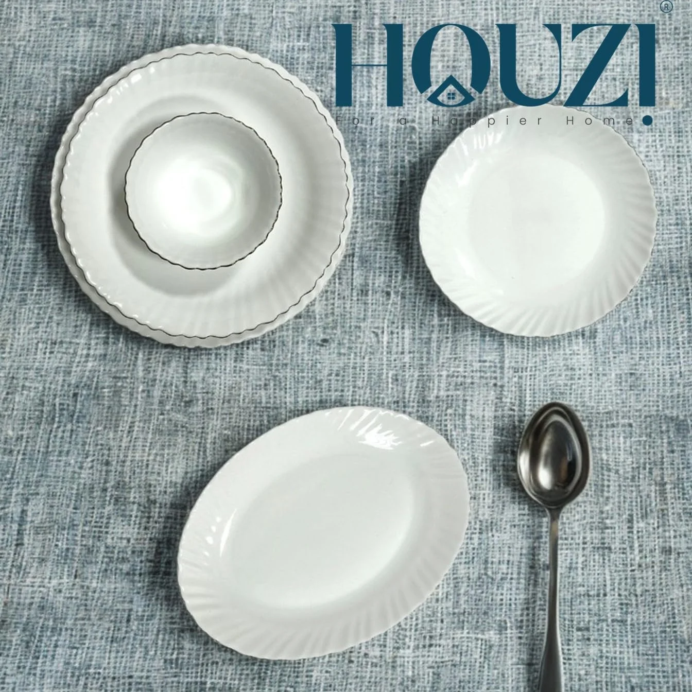 سرویس غذاخوری 36 پارچه اوپال طرح خط طلایی Houzi شامل 8 عدد بشقاب غذاخوری، 8 عدد بشقاب دسر، 8 عدد بشقاب سوپ، 8 عدد کاسه، 2 عدد کاسه سرو، 2 عدد دیس سرو، مناسب برای استفاده در مایکروویو، ماشین ظرفشویی و فریزر، فاقد BPA سرویس غذاخوری 36 پارچه اوپال طرح خط طلایی Houzi شامل 8 عدد بشقاب غذاخوری، 8 عدد بشقاب دسر، 8 عدد بشقاب سوپ، 8 عدد کاسه، 2 عدد کاسه سرو، 2 عدد دیس سرو، مناسب برای استفاده در مایکروویو، ماشین ظرفشویی و فریزر، فاقد BPA