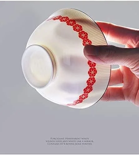 سرویس ظروف غذاخوری آشپزخانه، سرویس غذاخوری دکوری خانوادگی، سرویس ظروف چینی استخوانی 50 تکه شامل بشقاب غذاخوری، بشقاب سالاد، کاسه غلات برای 10 نفر به سبک چینی سرویس ظروف غذاخوری آشپزخانه، سرویس غذاخوری دکوری خانوادگی، سرویس ظروف چینی استخوانی 50 تکه شامل بشقاب غذاخوری، بشقاب سالاد، کاسه غلات برای 10 نفر به سبک چینی