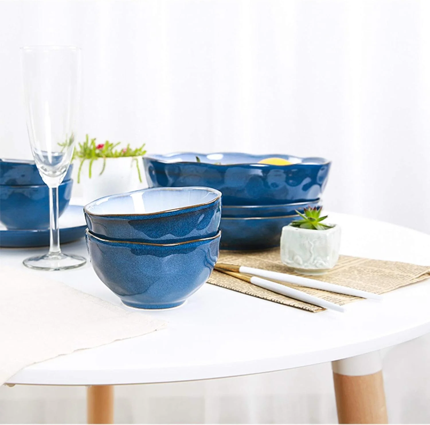 ست ظروف غذاخوری آشپزخانه شامل بشقاب، کاسه، مناسب برای 10 نفر، ظروف بادوام سرامیکی، ست بشقاب و کاسه گرد مناسب برای استفاده خانگی ست ظروف غذاخوری آشپزخانه شامل بشقاب، کاسه، مناسب برای 10 نفر، ظروف بادوام سرامیکی، ست بشقاب و کاسه گرد مناسب برای استفاده خانگی