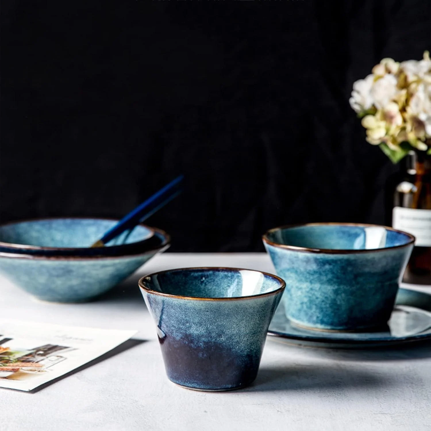 سرویس ظروف غذاخوری چینی آشپزخانه، 21 پارچه، سرویس ظروف مدرن با بشقاب و کاسه، سرویس ظروف سرامیکی سرویس ظروف غذاخوری چینی آشپزخانه، 21 پارچه، سرویس ظروف مدرن با بشقاب و کاسه، سرویس ظروف سرامیکی