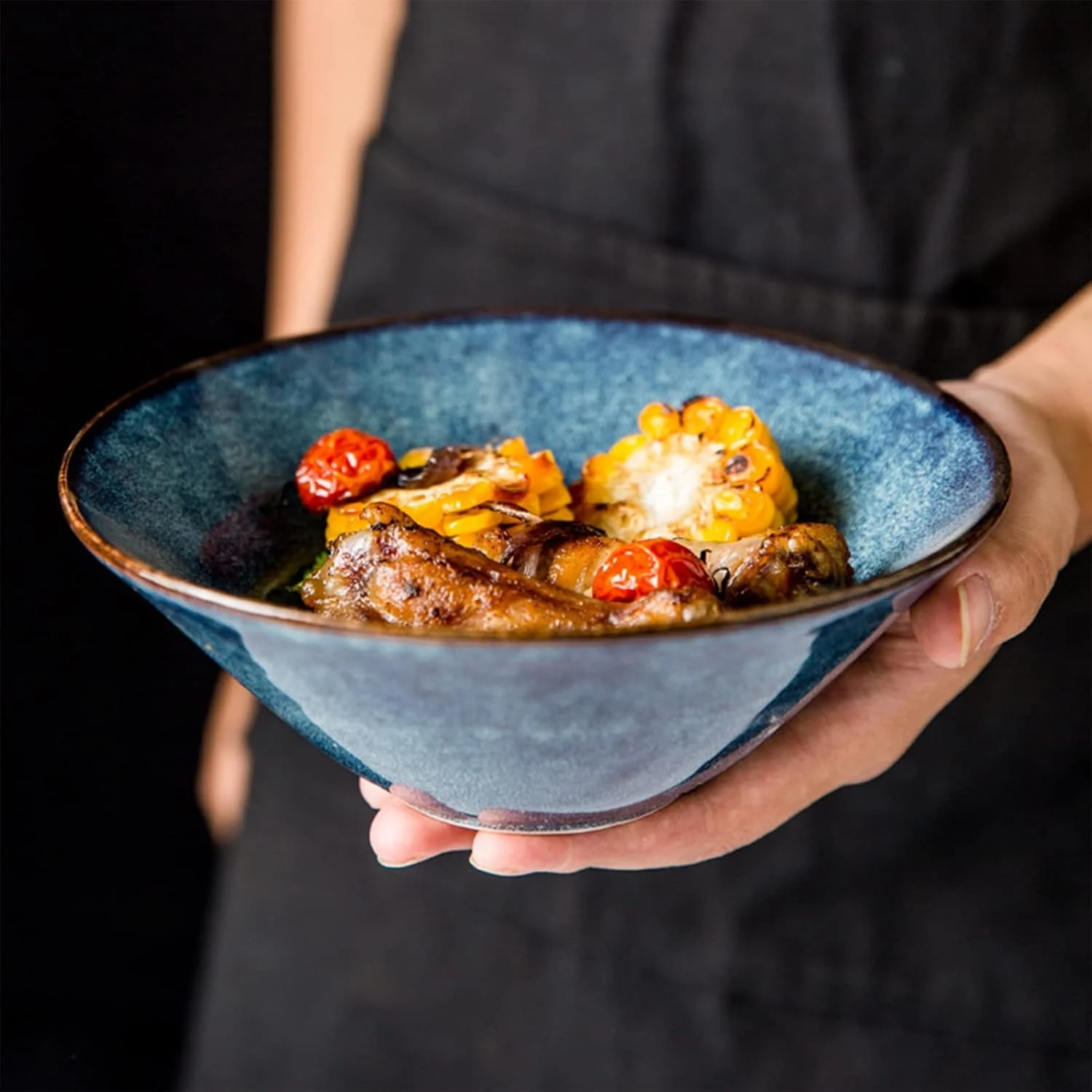 سرویس ظروف غذاخوری چینی آشپزخانه، 21 پارچه، سرویس ظروف مدرن با بشقاب و کاسه، سرویس ظروف سرامیکی سرویس ظروف غذاخوری چینی آشپزخانه، 21 پارچه، سرویس ظروف مدرن با بشقاب و کاسه، سرویس ظروف سرامیکی