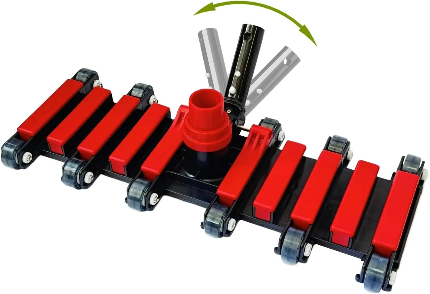 سر جاروبرقی استخری سپترل با چرخ، ۱۹ اینچ فوق عریض و وزن دار، منعطف و سنگین برای تمیزکاری عمیق و آسان سر جاروبرقی استخری سپترل با چرخ، ۱۹ اینچ فوق عریض و وزن دار، منعطف و سنگین برای تمیزکاری عمیق و آسان