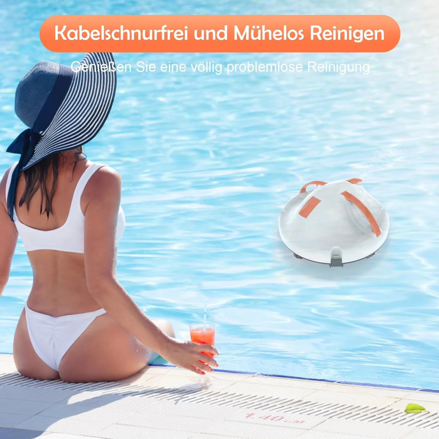 ربات استخر، جاروبرقی استخری با باتری با 130 دقیقه زمان تمیز کردن، استفاده آسان، عملکرد پارک خودکار، جاروبرقی استخر، جاروبرقی کف، ایده آل برای استخرهای مسطح تا 100 متر مربع ربات استخر، جاروبرقی استخری با باتری با 130 دقیقه زمان تمیز کردن، استفاده آسان، عملکرد پارک خودکار، جاروبرقی استخر، جاروبرقی کف، ایده آل برای استخرهای مسطح تا 100 متر مربع