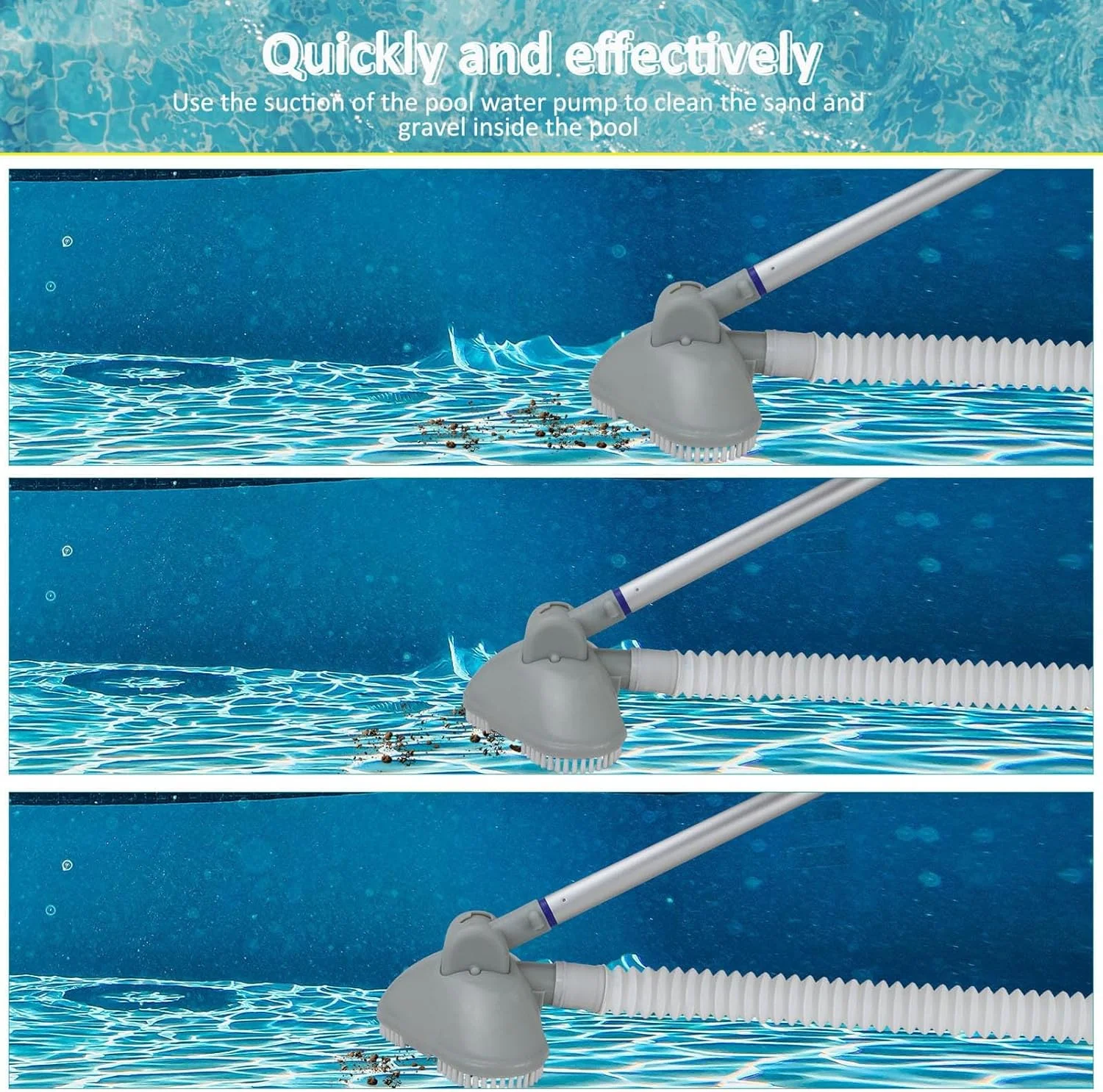 YUEHISY Cordless Handheld Pool Vacuum Cleaner, Efficient Deep Cleaning with Lightweight ABS Design, for Hot Tubs, Spas, Above Ground Pools YUEHISY Cordless Handheld Pool Vacuum Cleaner, Efficient Deep Cleaning with Lightweight ABS Design, for Hot Tubs, Spas, Above Ground Pools