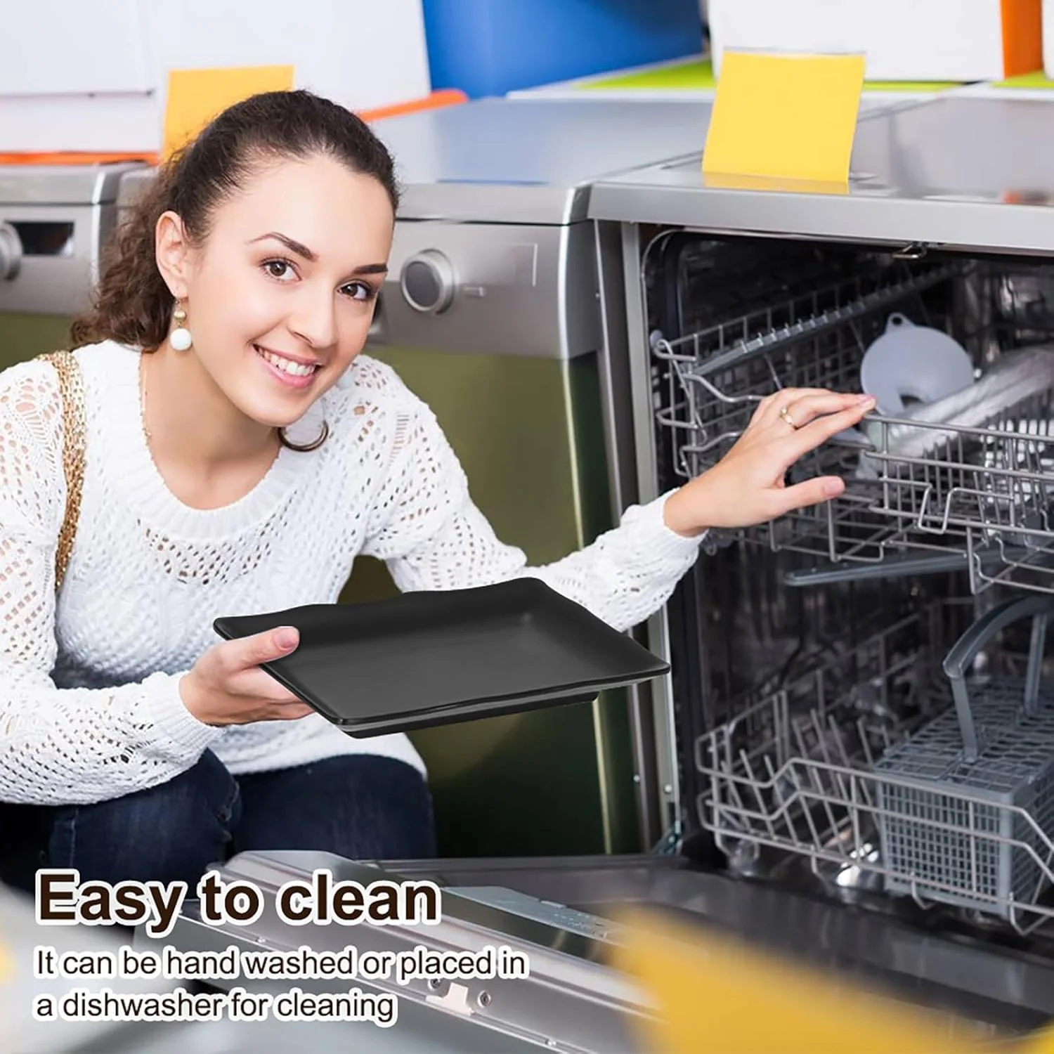 LUPATDY Matte Black Plates Set of 6 Rectangular 20.8 x 13.2 x 2.3 cm Melamine Dinnerware Sets Plastic Dinnerware Set Meat Sushi Snack Salad Suitable for LUPATDY Matte Black Plates Set of 6 Rectangular 20.8 x 13.2 x 2.3 cm Melamine Dinnerware Sets Plastic Dinnerware Set Meat Sushi Snack Salad Suitable for