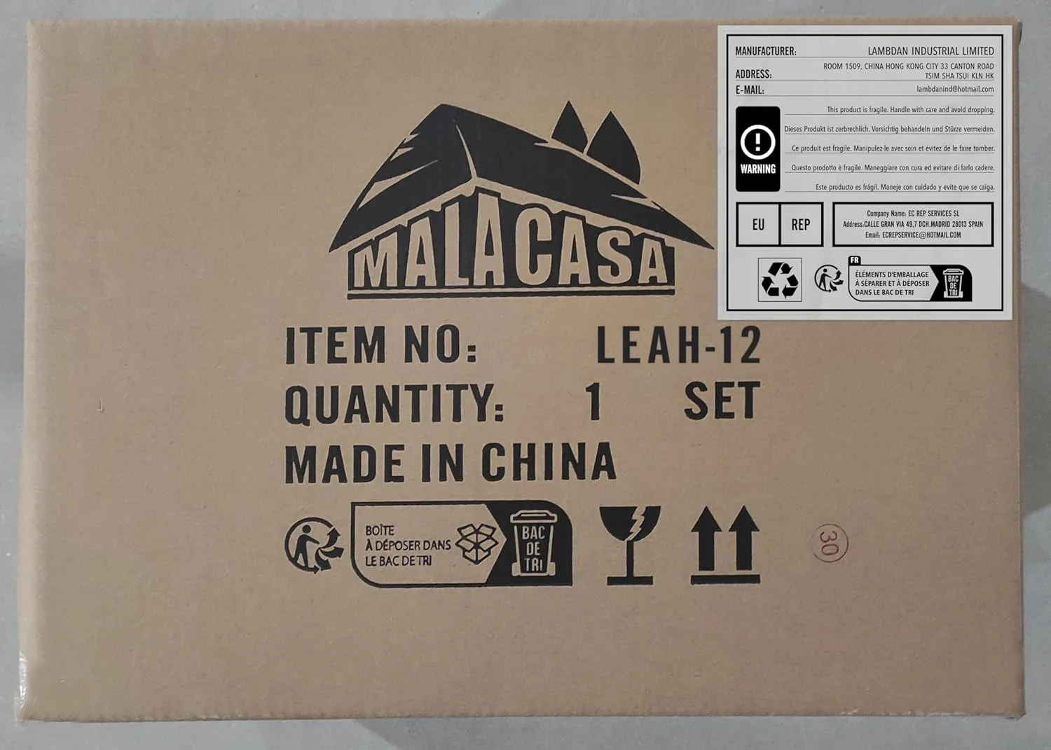 ملا کاسا، سرویس غذاخوری 12 پارچه چینی، ست ظروف سفید مدرن برای 4 نفر، ست بشقاب و کاسه سرو ممتاز، ست ظروف مقاوم در برابر خراش و لب پر شدن، سری LEAH ملا کاسا، سرویس غذاخوری 12 پارچه چینی، ست ظروف سفید مدرن برای 4 نفر، ست بشقاب و کاسه سرو ممتاز، ست ظروف مقاوم در برابر خراش و لب پر شدن، سری LEAH