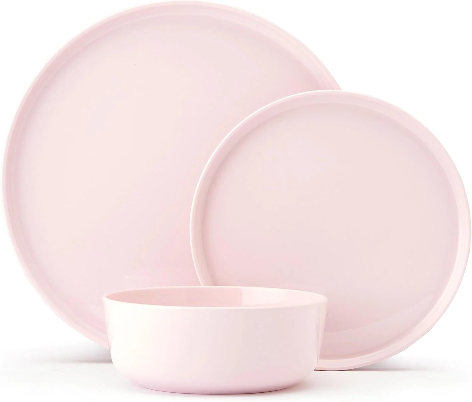 سرویس غذاخوری 12 پارچه چینی استخوانی سبک و مقاوم در برابر لب پر شدن میکاسا مدل مدیسون پاستل، صورتی سرویس غذاخوری 12 پارچه چینی استخوانی سبک و مقاوم در برابر لب پر شدن میکاسا مدل مدیسون پاستل، صورتی