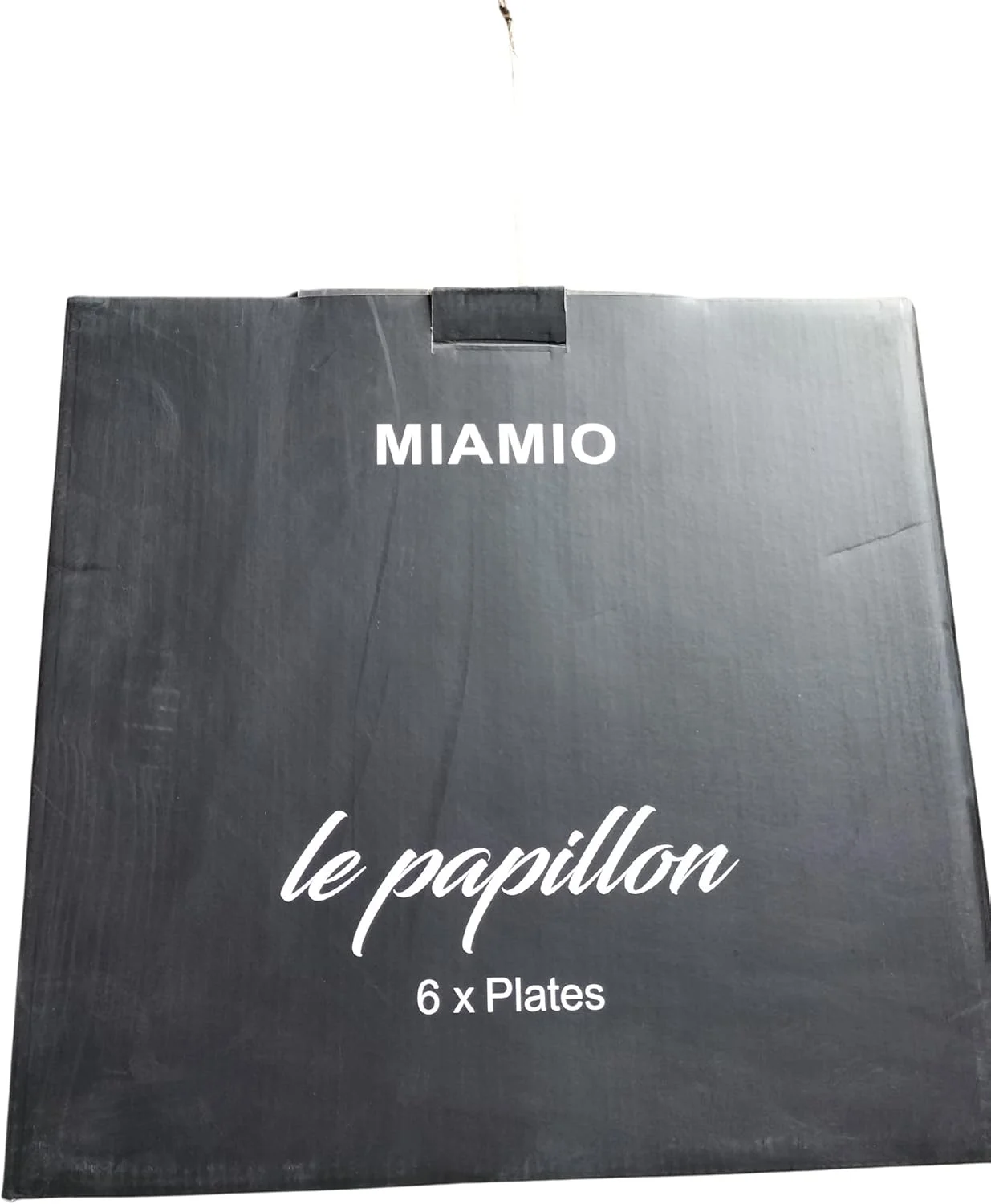 MIAMIO - ست 6 تایی بشقاب/بشقاب غذاخوری سرامیکی سنگی - مجموعه Le Papillon (مخلوط، 26 سانتی متر) MIAMIO - ست 6 تایی بشقاب/بشقاب غذاخوری سرامیکی سنگی - مجموعه Le Papillon (مخلوط، 26 سانتی متر)