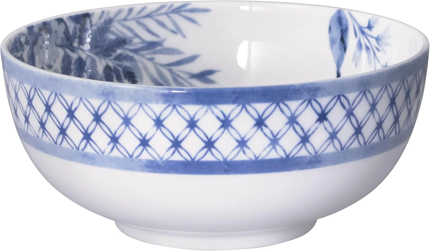 سرویس غذاخوری 16 پارچه مقاوم در برابر لب پر شدن میکاسا مدل Kiley، مناسب برای 4 نفر، آبی و سفید سرویس غذاخوری 16 پارچه مقاوم در برابر لب پر شدن میکاسا مدل Kiley، مناسب برای 4 نفر، آبی و سفید