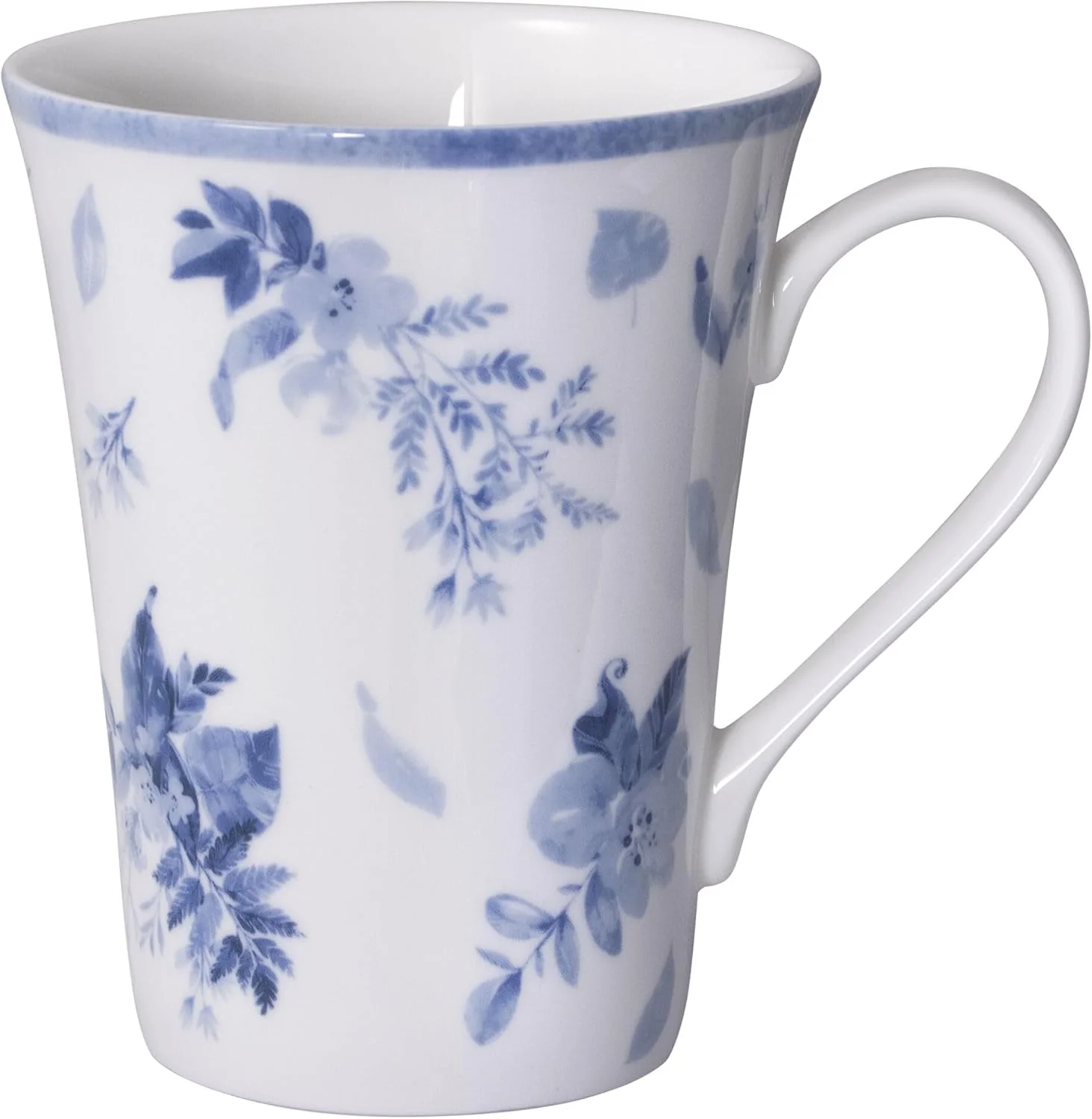 سرویس غذاخوری 16 پارچه مقاوم در برابر لب پر شدن میکاسا مدل Kiley، مناسب برای 4 نفر، آبی و سفید سرویس غذاخوری 16 پارچه مقاوم در برابر لب پر شدن میکاسا مدل Kiley، مناسب برای 4 نفر، آبی و سفید