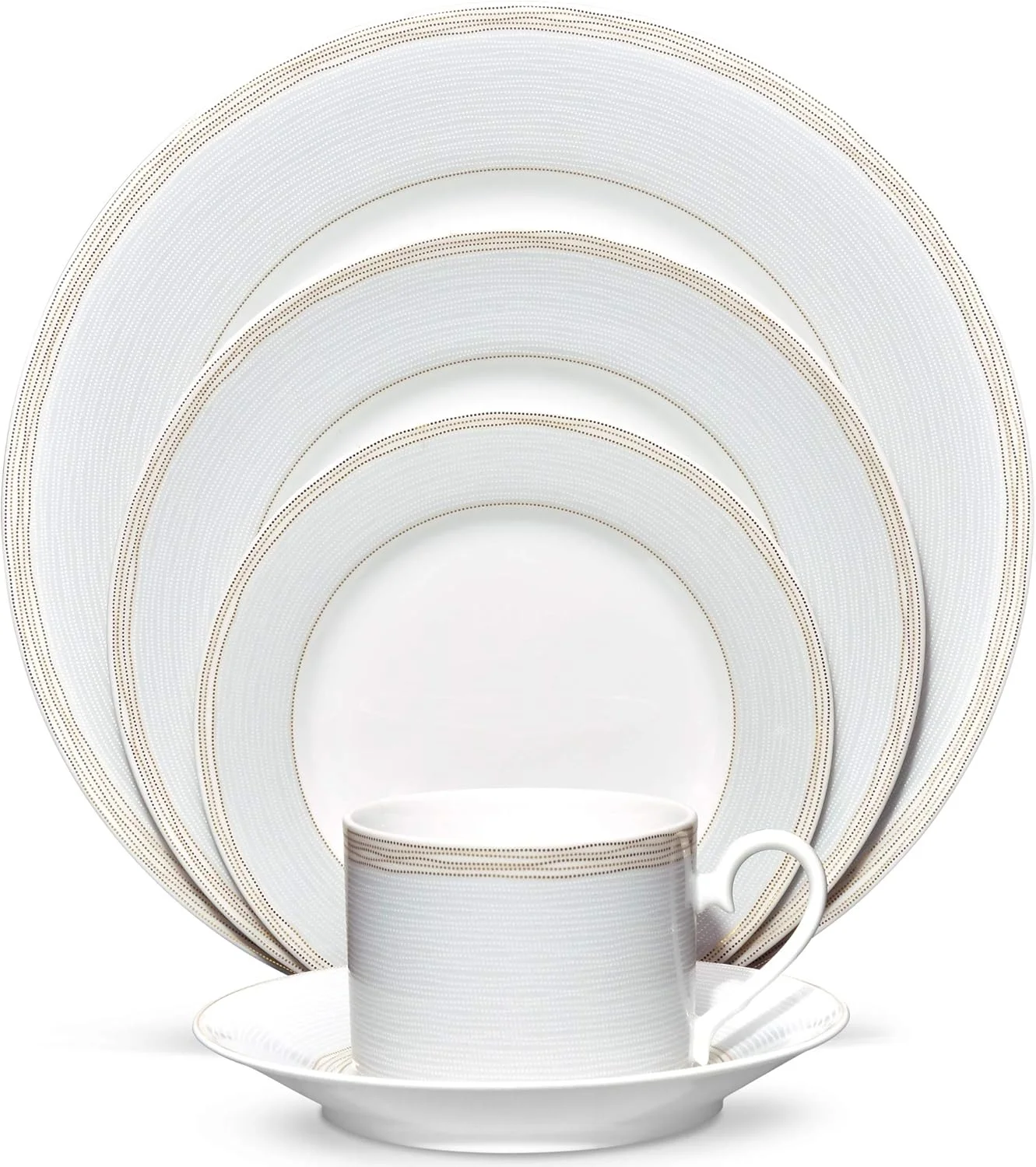 سرویس غذاخوری 5 پارچه نوریتک مدل لینن رود سفید سرویس غذاخوری 5 پارچه نوریتک مدل لینن رود سفید