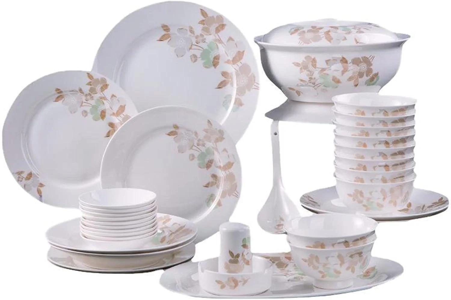 سرویس غذاخوری ظریف به سبک قصر، بشقاب غذاخوری، ست ظروف سرامیکی ۴۲ تکه، ست ظروف چینی استخوانی با لبه یخ زده قرمز - ترکیبی خلاقانه از ظروف چینی سرویس غذاخوری ظریف به سبک قصر، بشقاب غذاخوری، ست ظروف سرامیکی ۴۲ تکه، ست ظروف چینی استخوانی با لبه یخ زده قرمز - ترکیبی خلاقانه از ظروف چینی